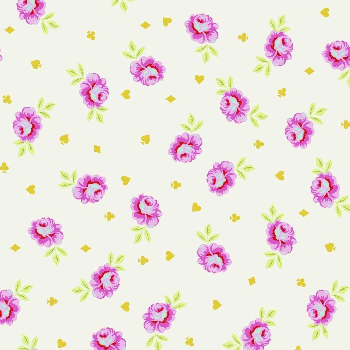 TULA PINK - CURIOSER AND CURIOSER - WIDE BACKS - BIG BUDS, WONDER