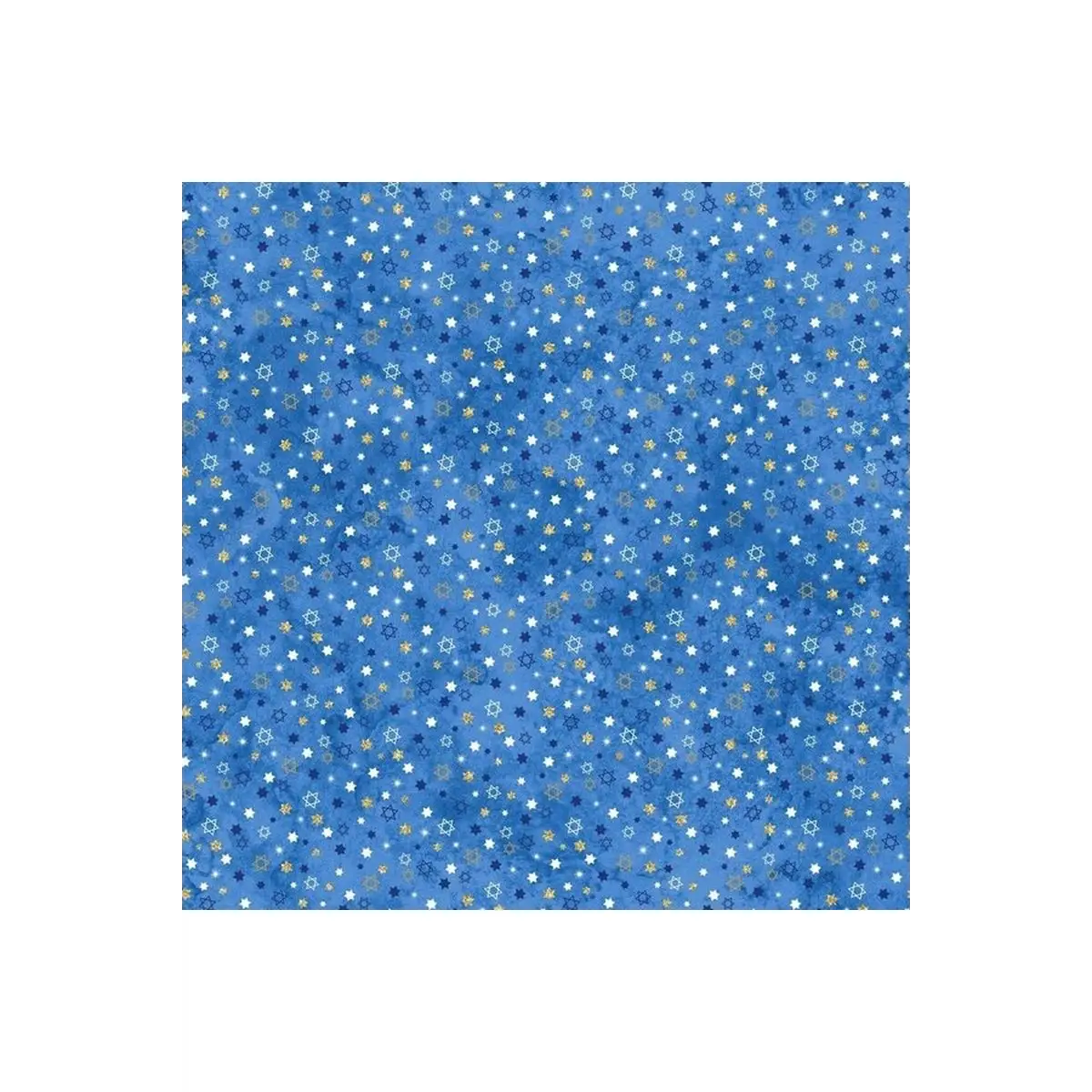 Northcott Fabrics, Stonehenge Collection - Happy Hanukkah - Star of David - 24778M-44* (Sold By 1/2 Meter)