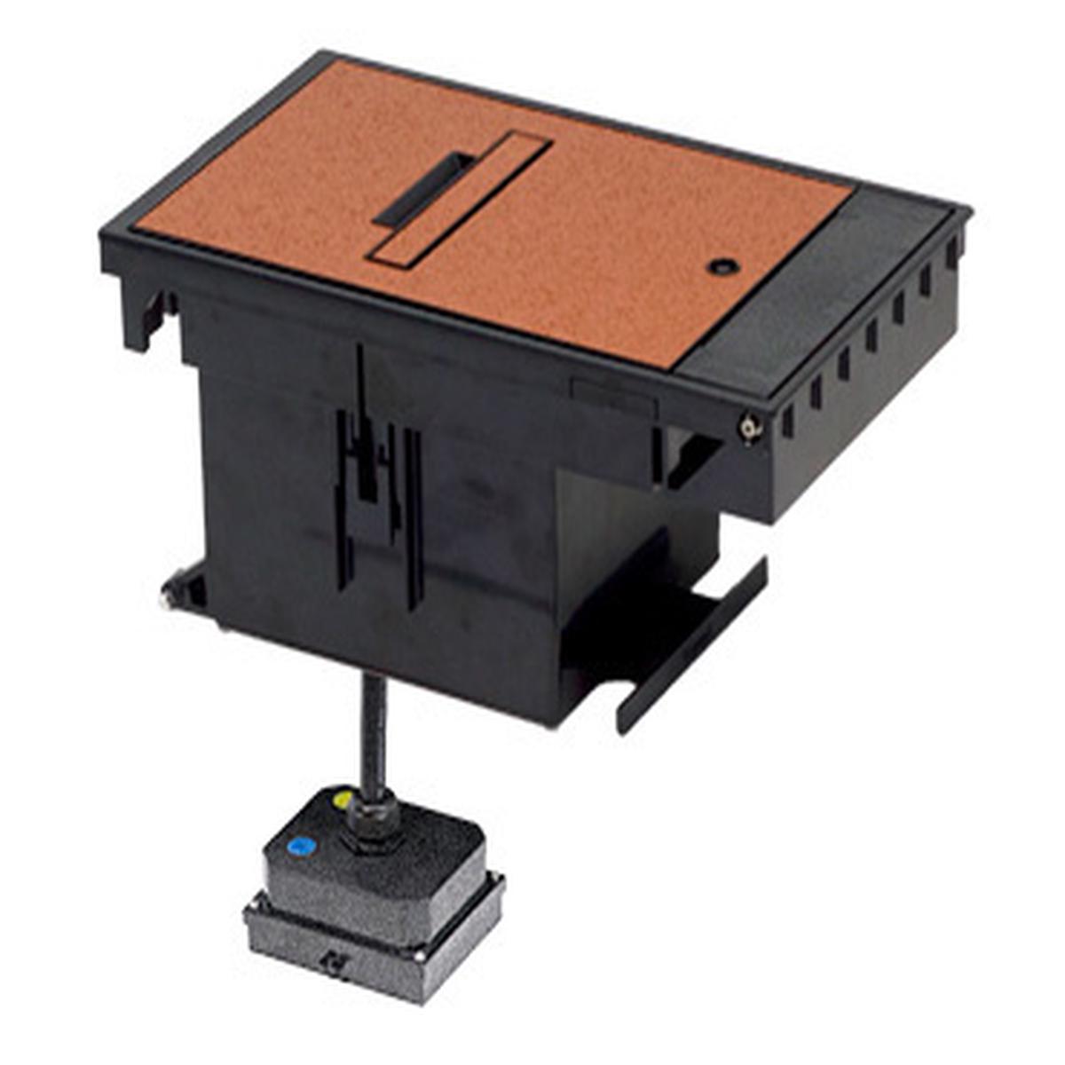 Outdoor Ground Box 30A, 250V TURNLOK, Locking Receptacle L6-30R, Brown