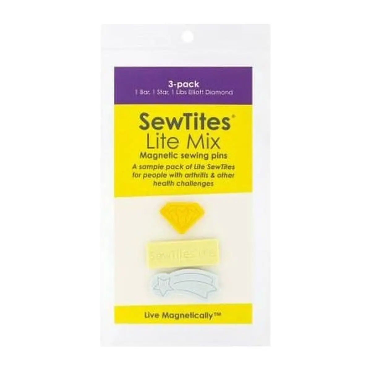 SewTites Lite Mix 3pk Magnetic Pins