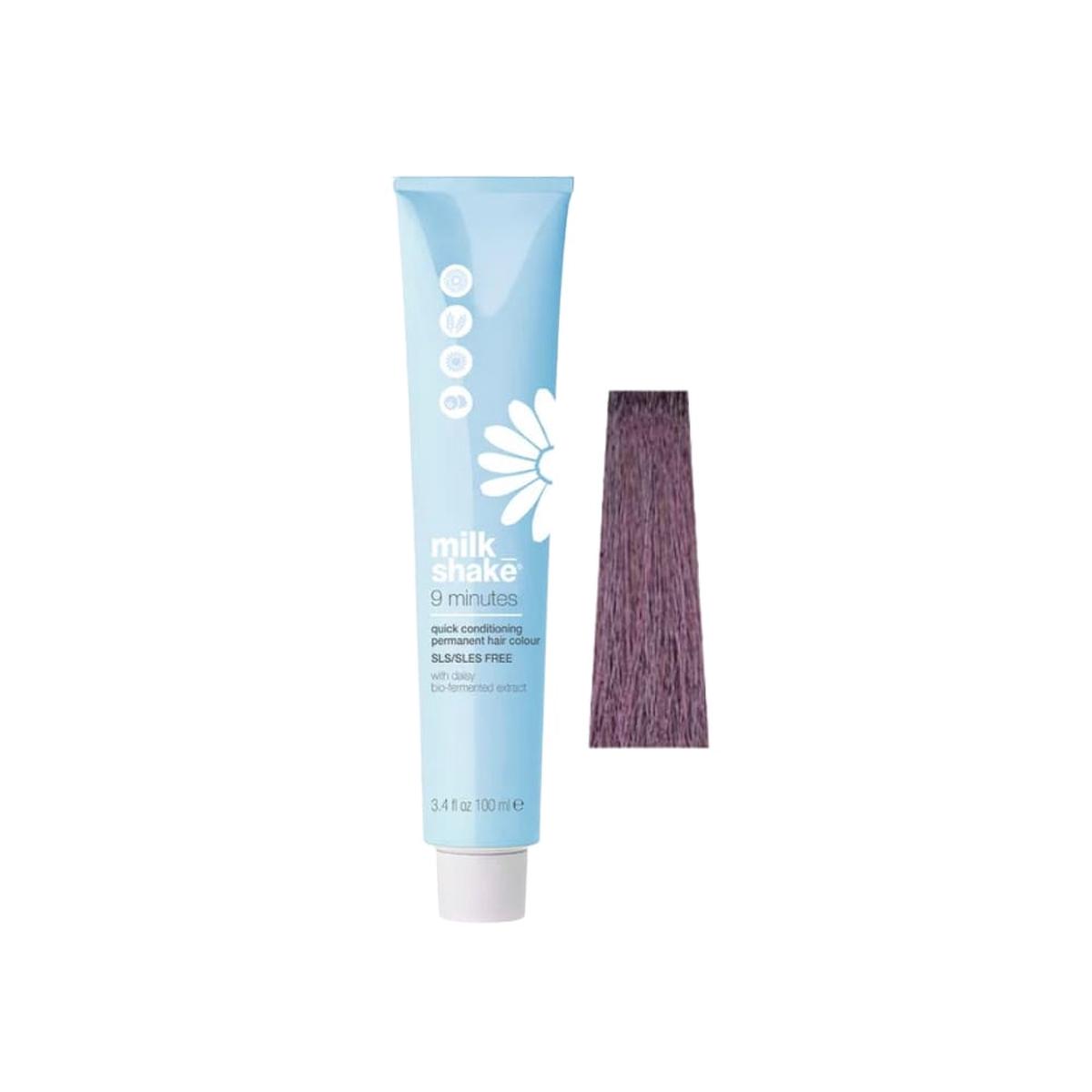 9 Minutes Color 4V Medium Brown Purple Permanent Cream Color
