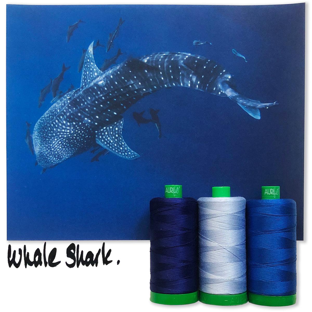 AURIFIL - Thread Color Builder Endangered Species: June - Whale Shark