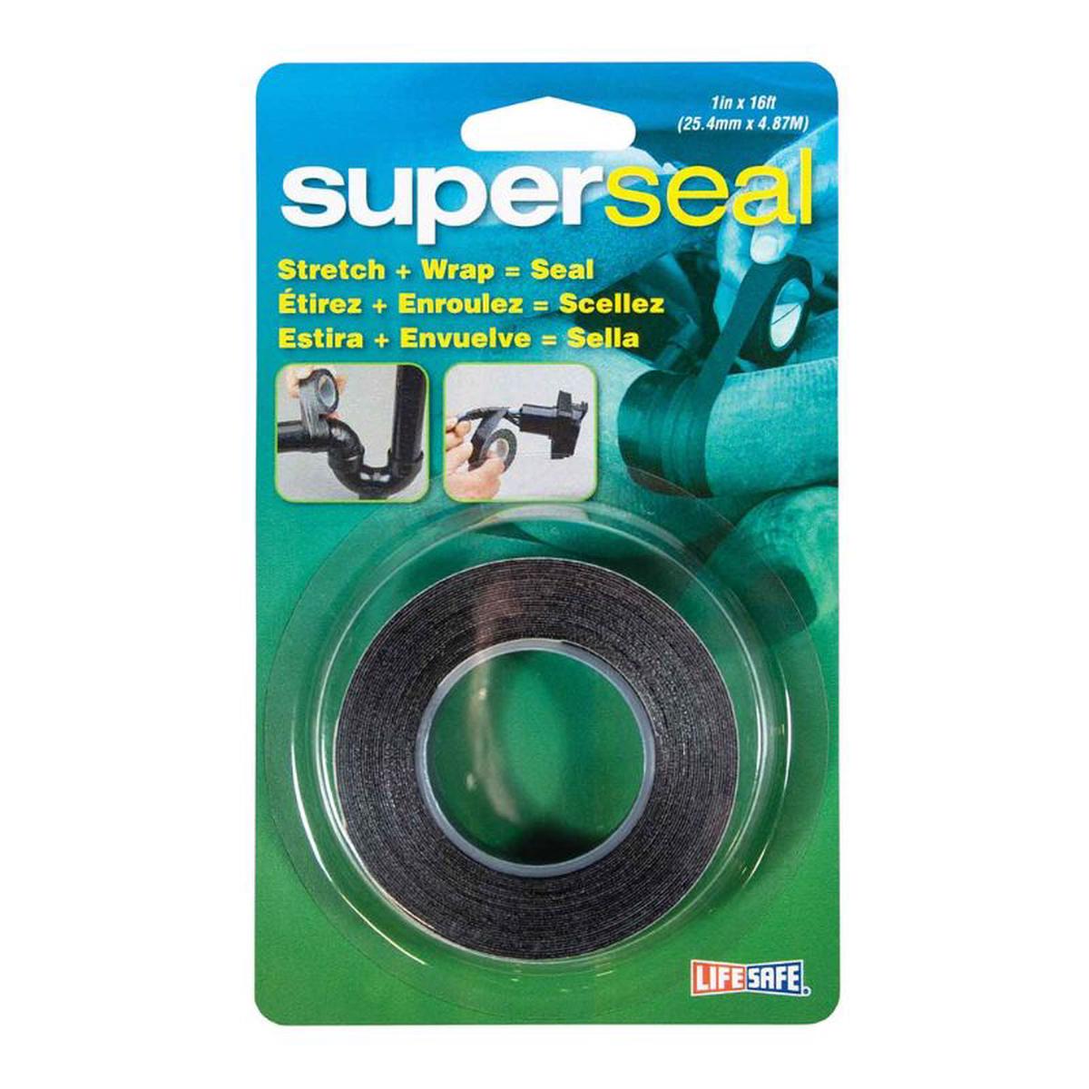LifeSafe Super Seal Tape  Black