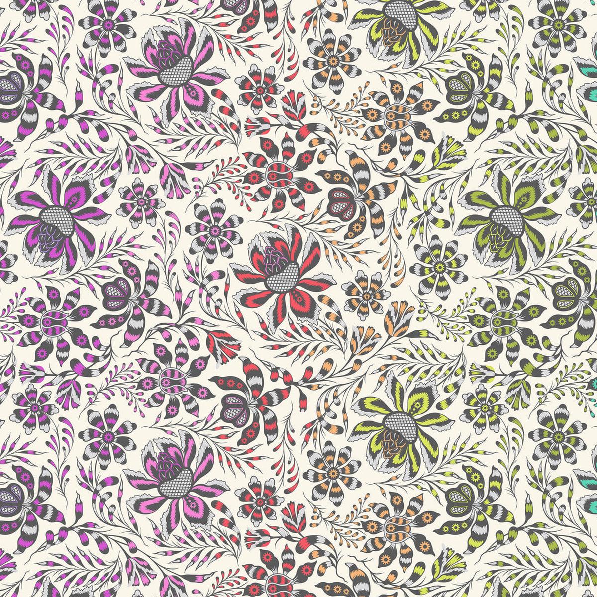 TULA PINK - ROAR - Wild Vine, Mist