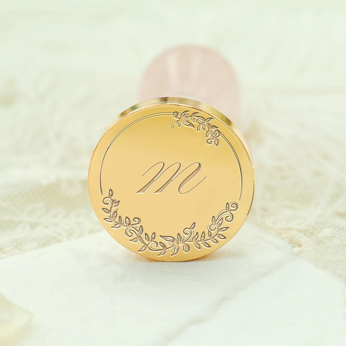 Custom Single Letter Wax Seal Stamp - Style 11