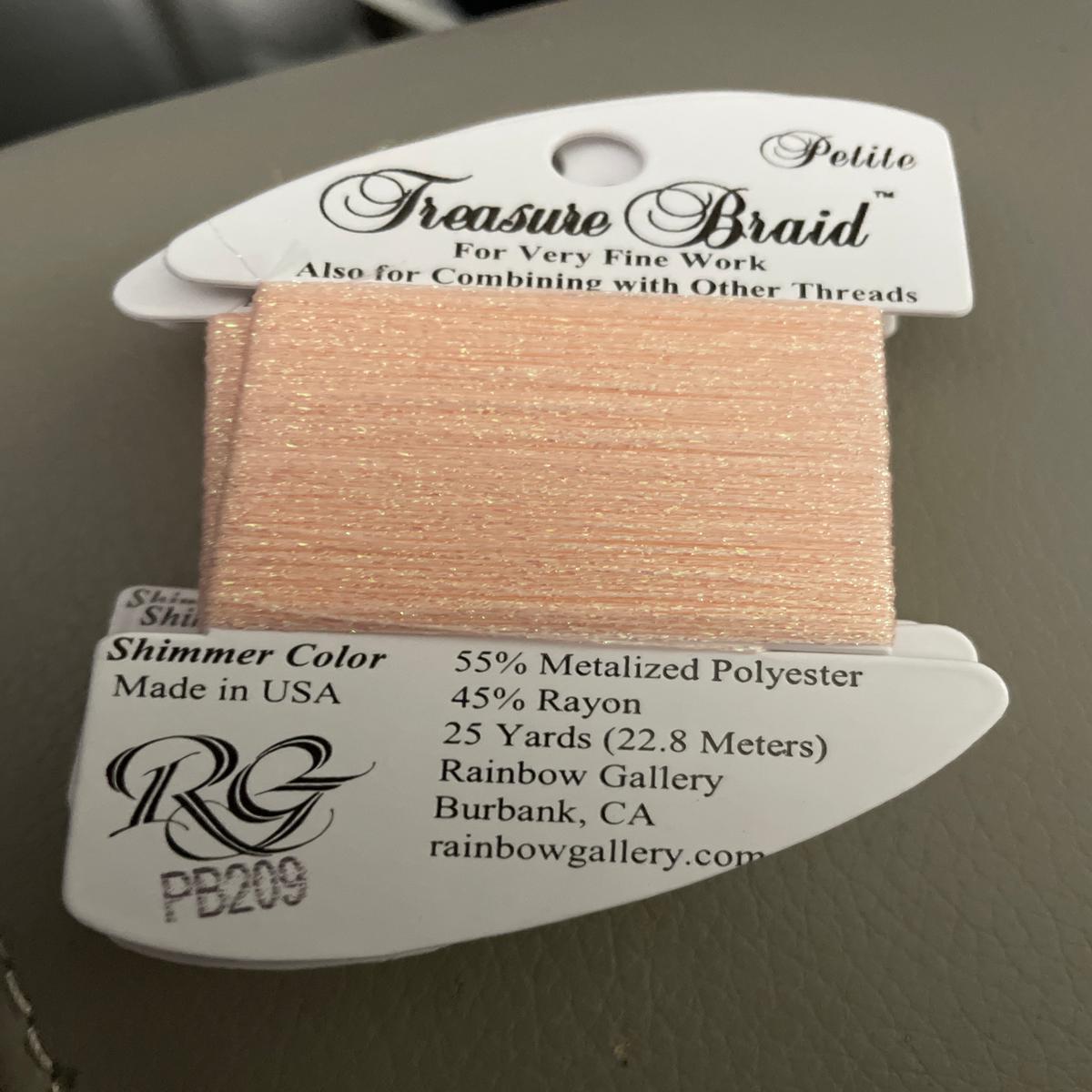 PB209 - Pink Carnation Petite Treasure Braid