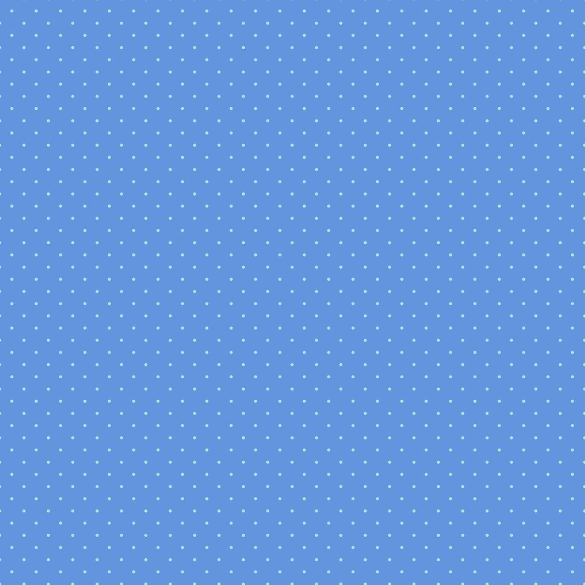 TULA PINK - TRUE COLORS - TINY DOTS, Bluebell