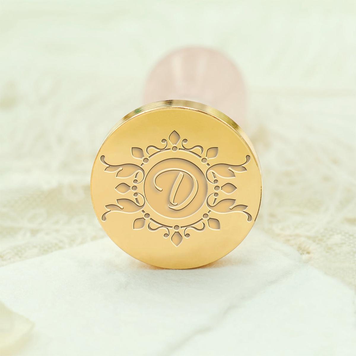Custom Single Letter Wax Seal Stamp - Style 5