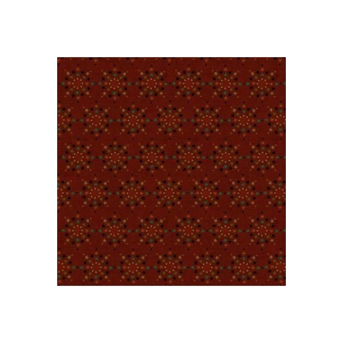 Henry Glass & Co. Fabrics, Idaho Prairie Collection - 1924-88 Red Stars in Circles* (Sold By 1/2 Meter)