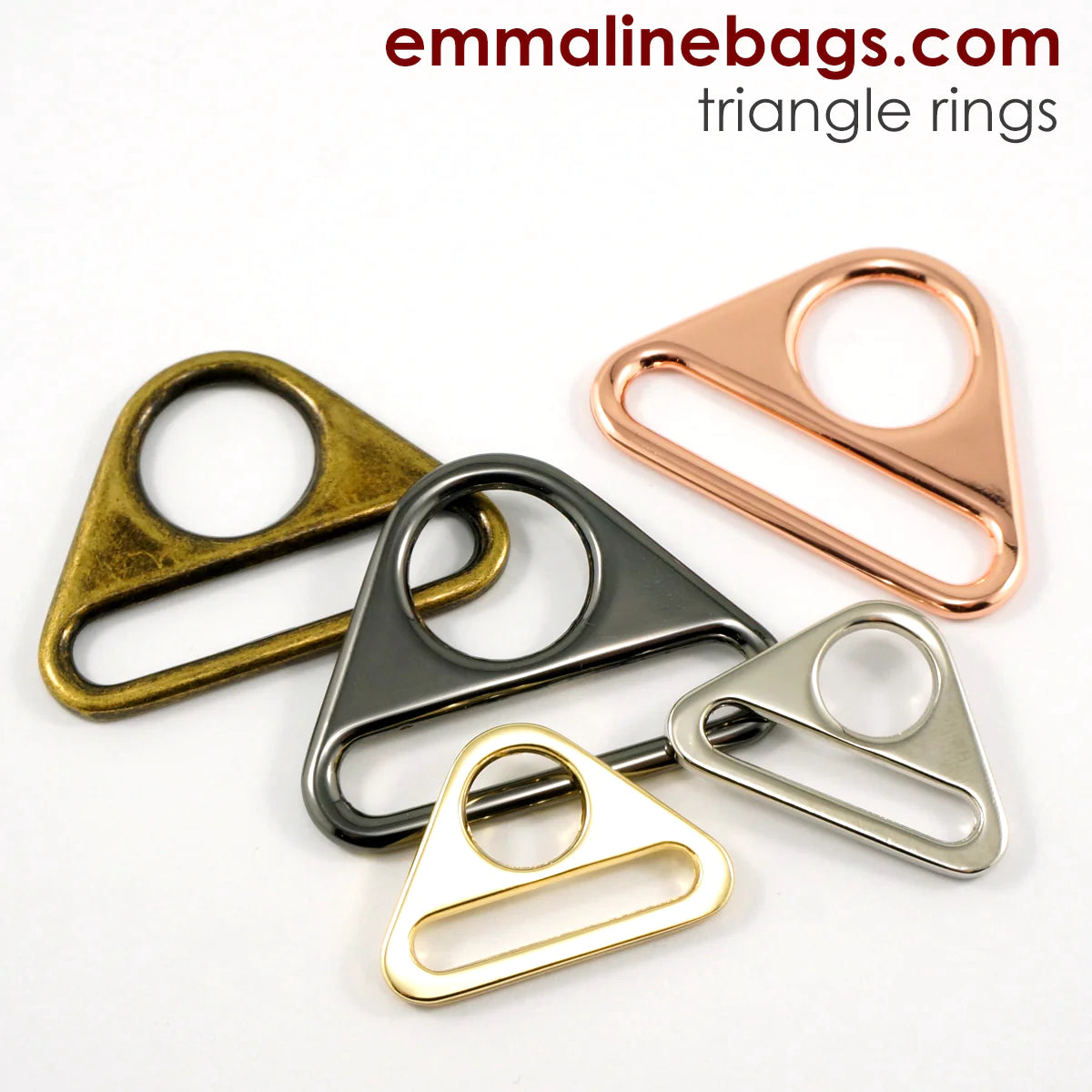 EMMALINE BAGS - Triangle Rings (2 Pack)