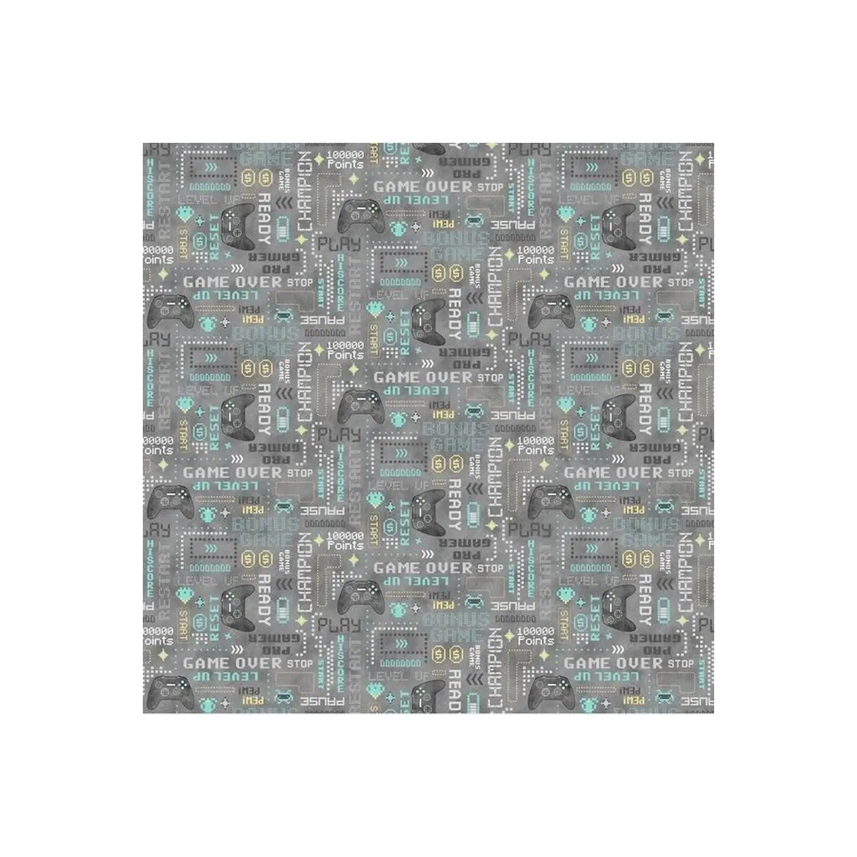 Northcott Fabrics, Gaming Zone Game Over 24571* (Sold By 1/2 Meter)