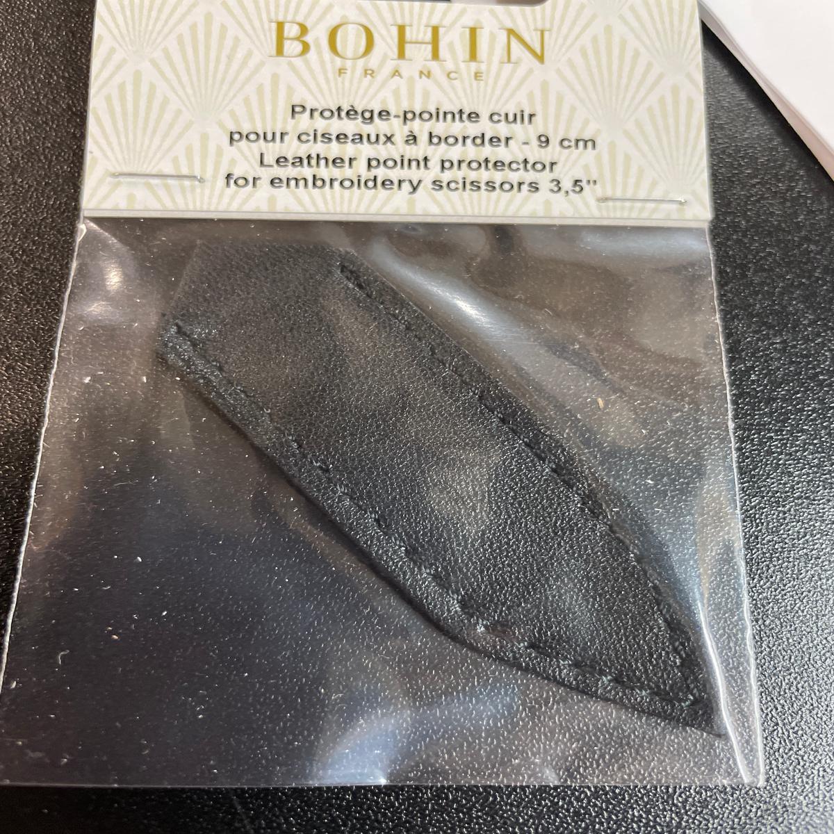 Bohin Black Leather Scissor Sheath