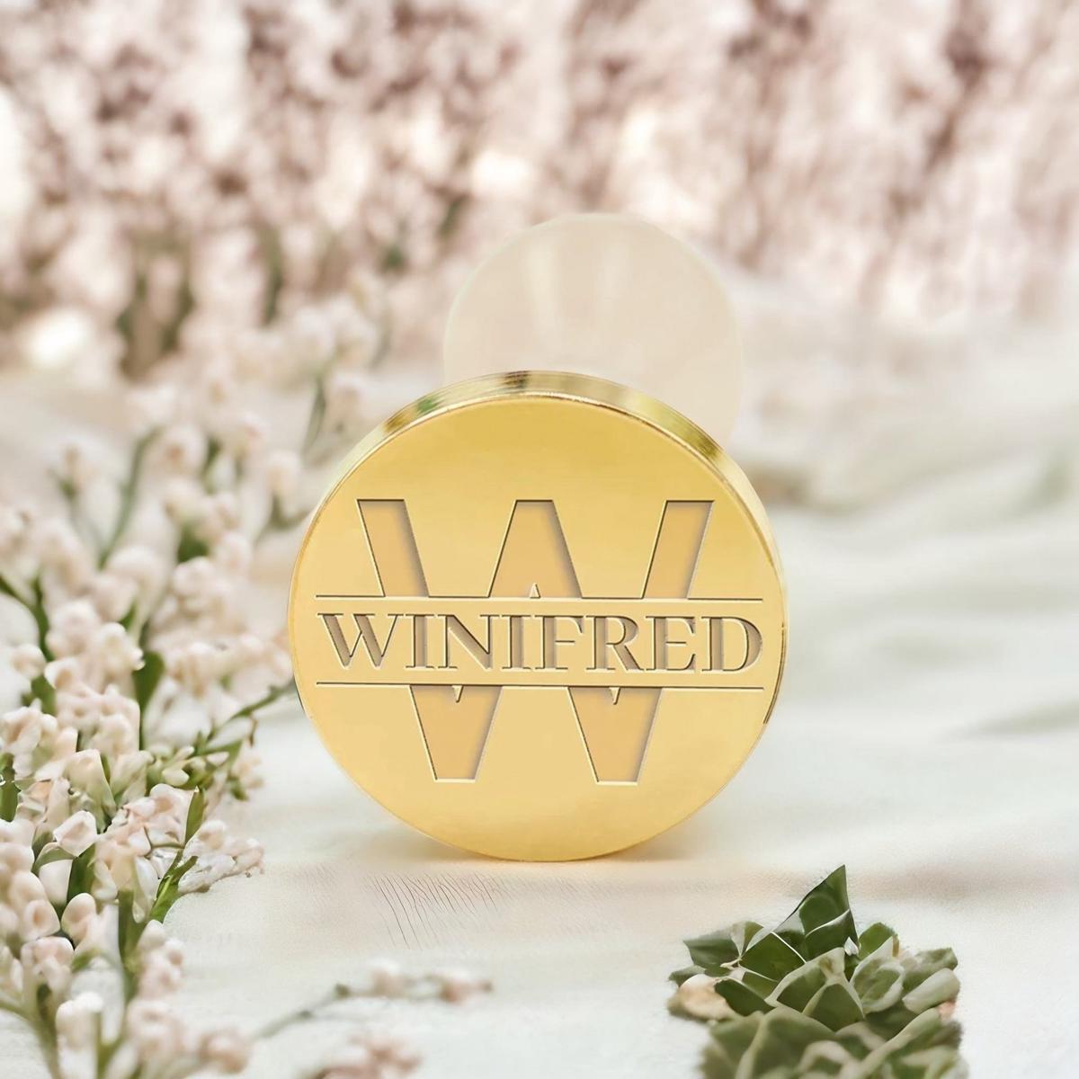 Classic Initial Custom Name Wax Seal Stamp
