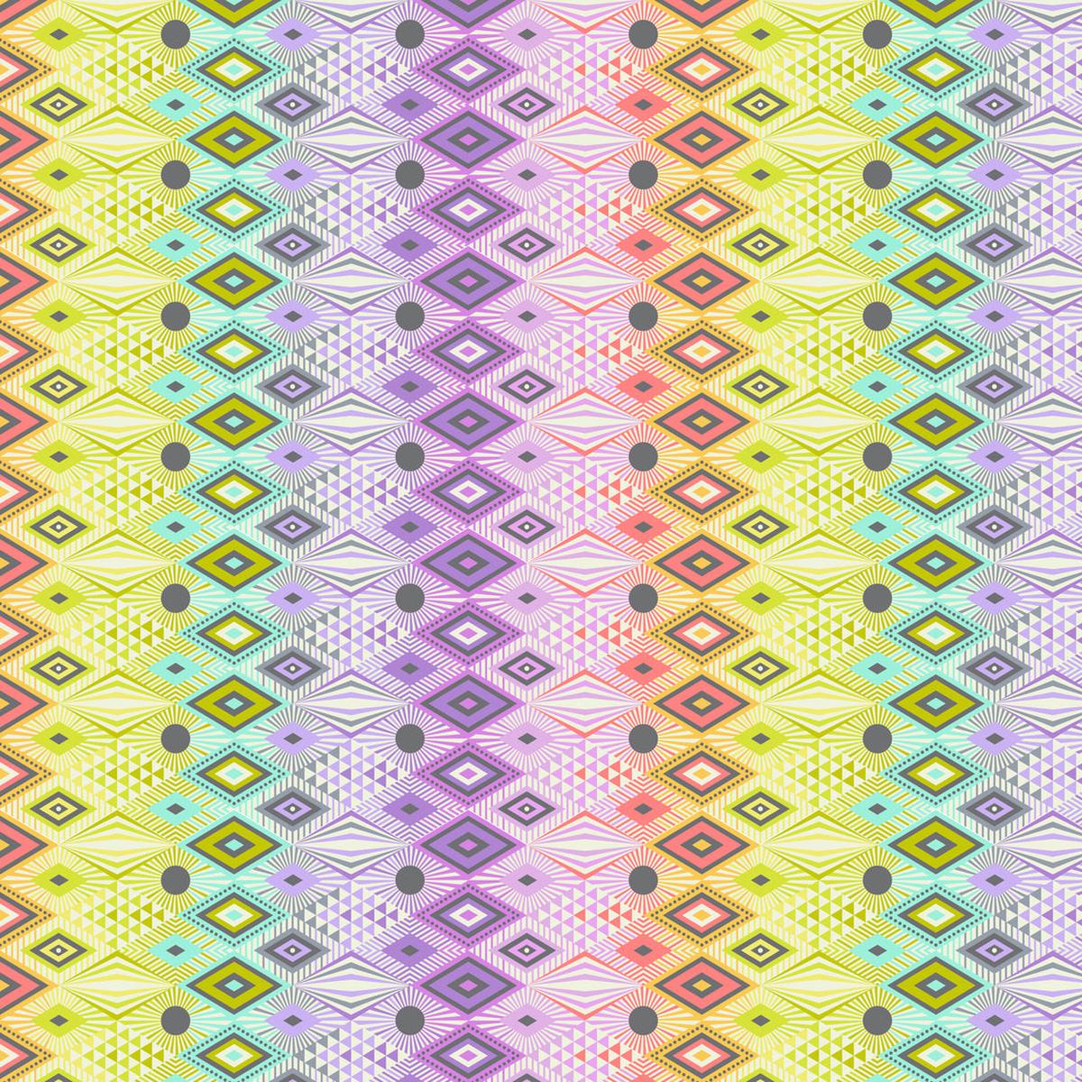 TULA PINK - TABBY ROAD DEJA VU Minky - Disco Lucy, Prism