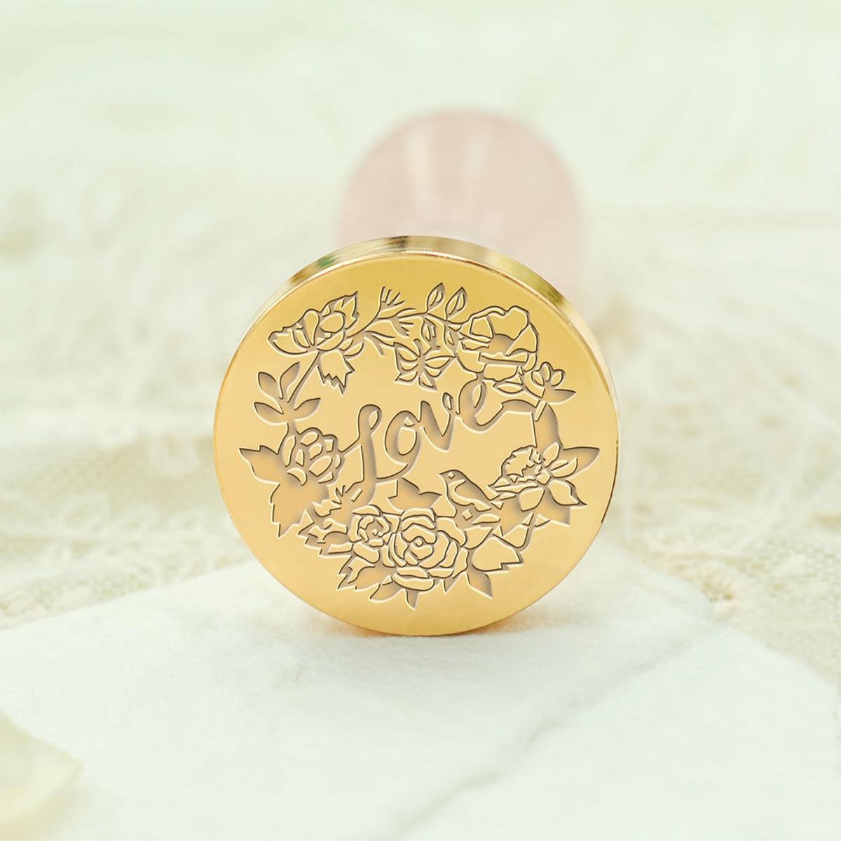 Wedding Symbol Wax Seal Stamp - Style 12