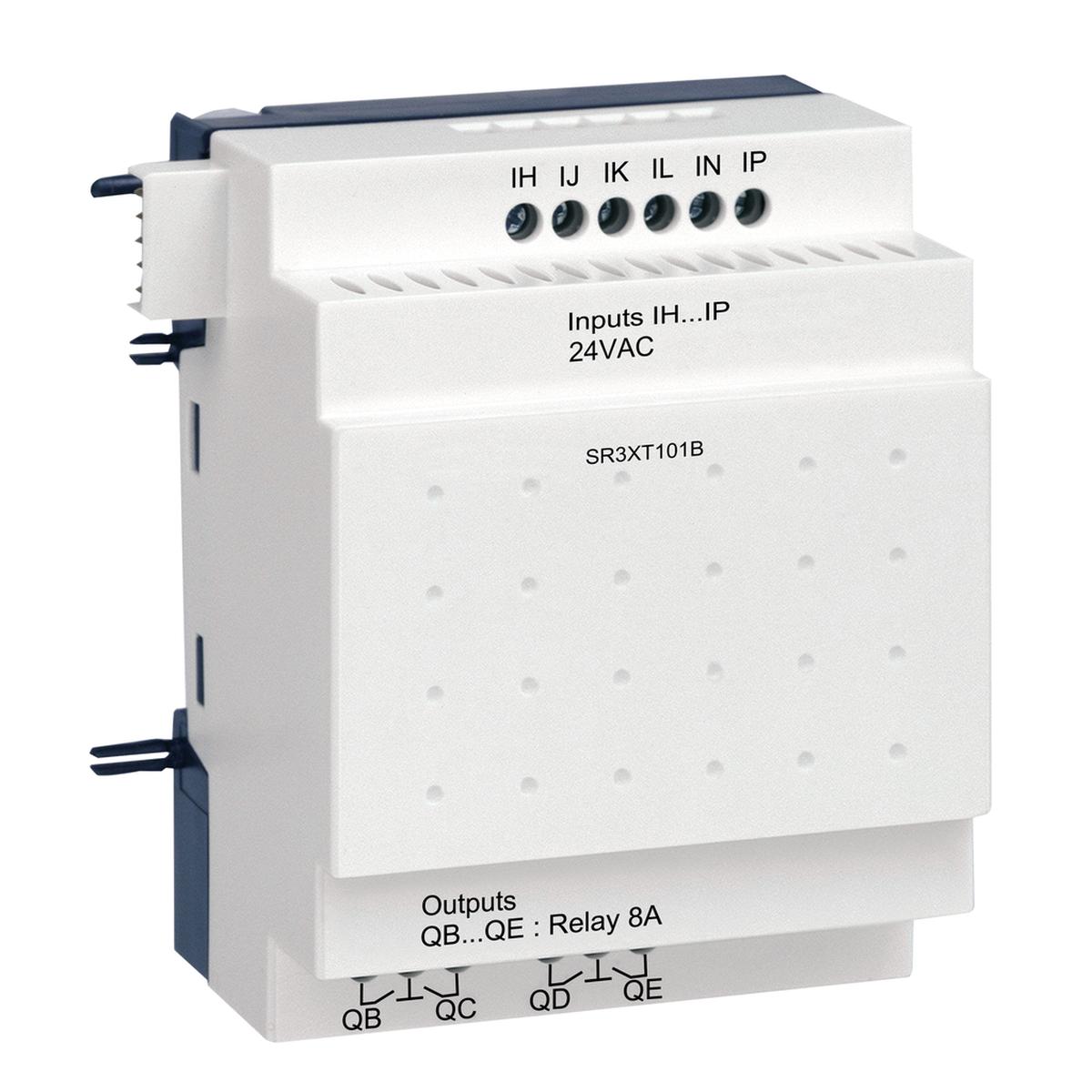 Discrete I/O extension module, Zelio Logic, 10 I/O, 24 V AC