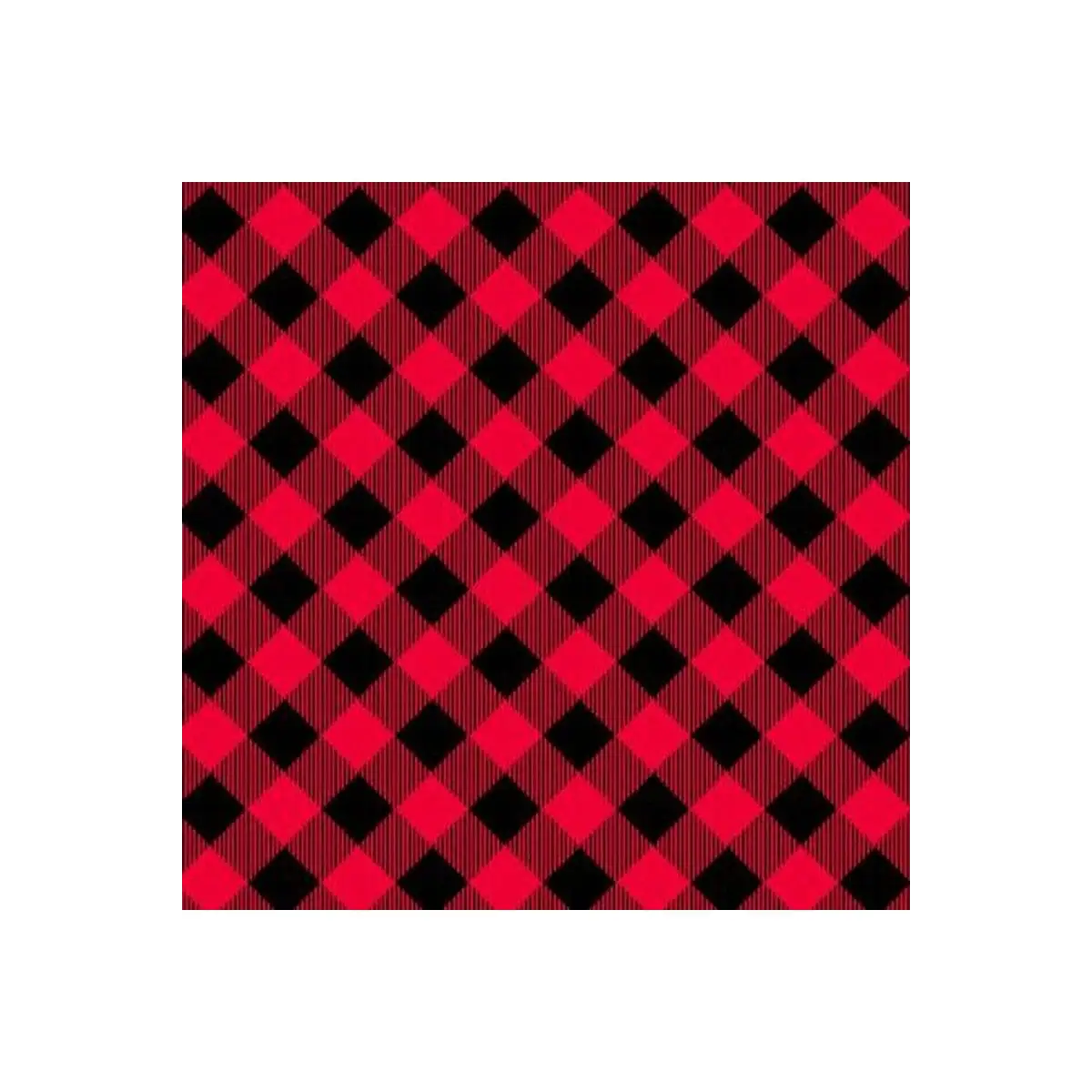 Henry Glass & Co. Fabrics, Buffalo Check Collection - Red/Black Bias 9300-89* (Sold By 1/2 Meter)