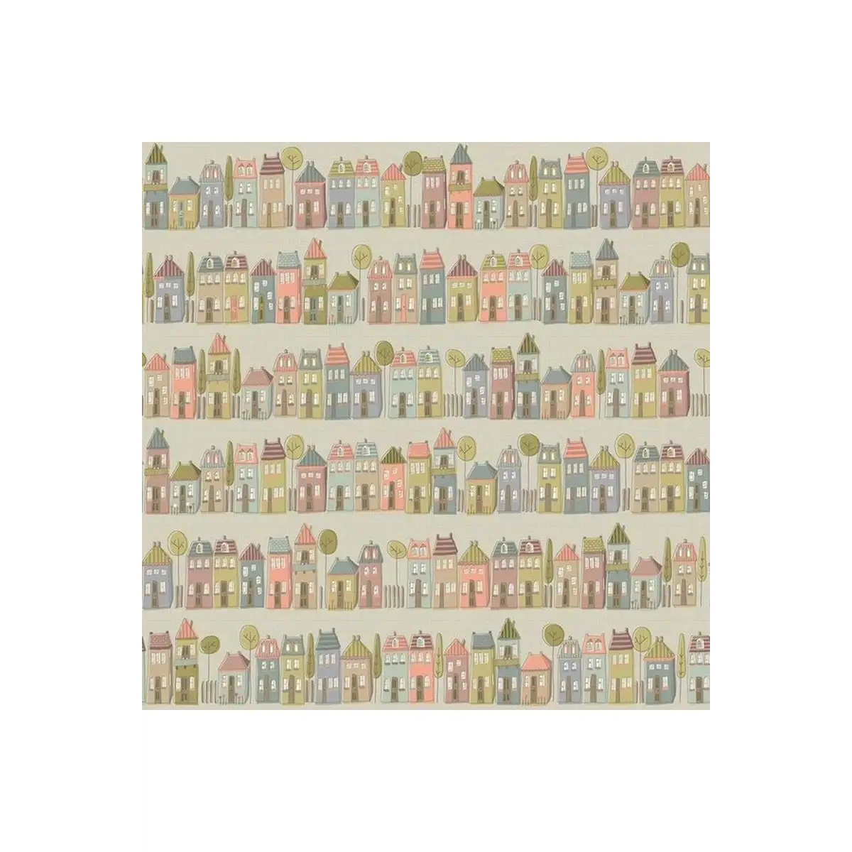 Henry Glass & Co. Fabrics, My Neighborhood Collection - Sage 2633-66* (Sold By 1/2 Meter)