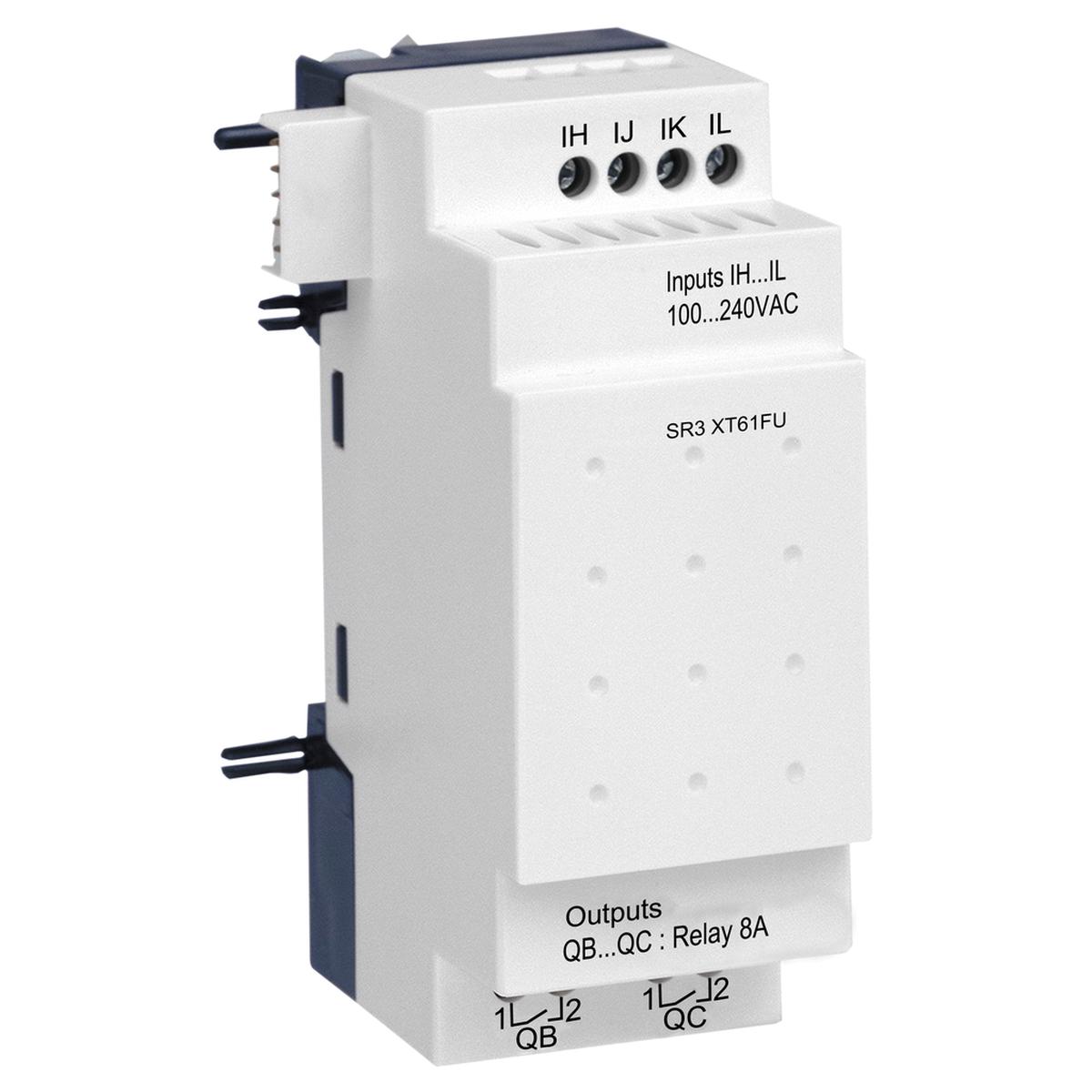 Discrete I/O extension module, Zelio Logic, 6 I/O, 100...240 V AC