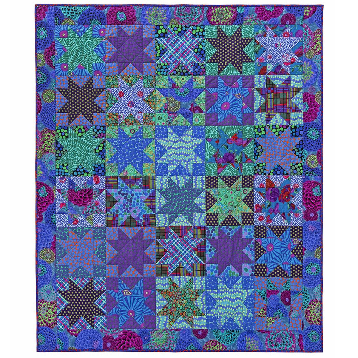 KAFFE FASSETT - QUILTS BY THE SEA - Cool Stars Quilt Kit