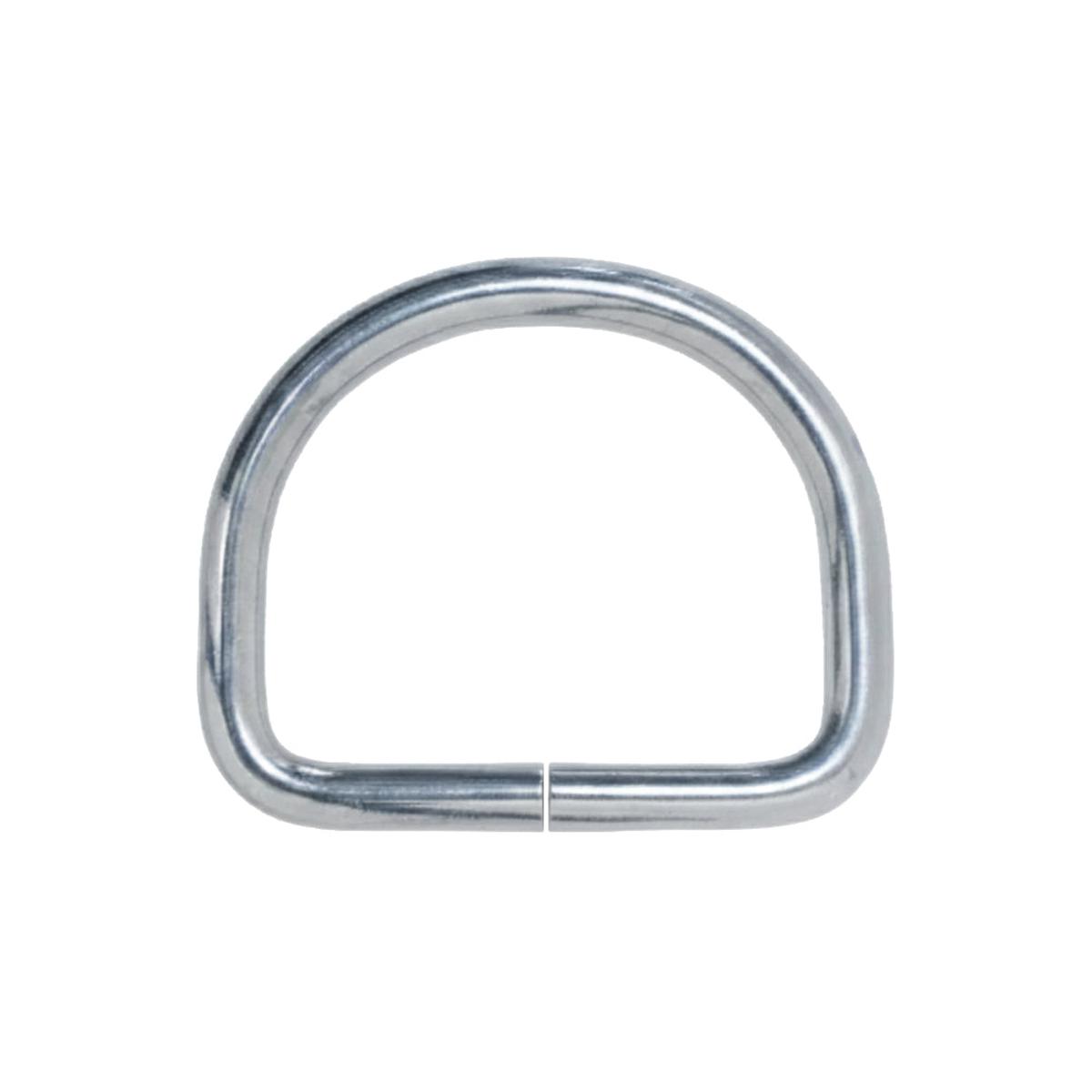 Nickel-Plated Steel D-Ring