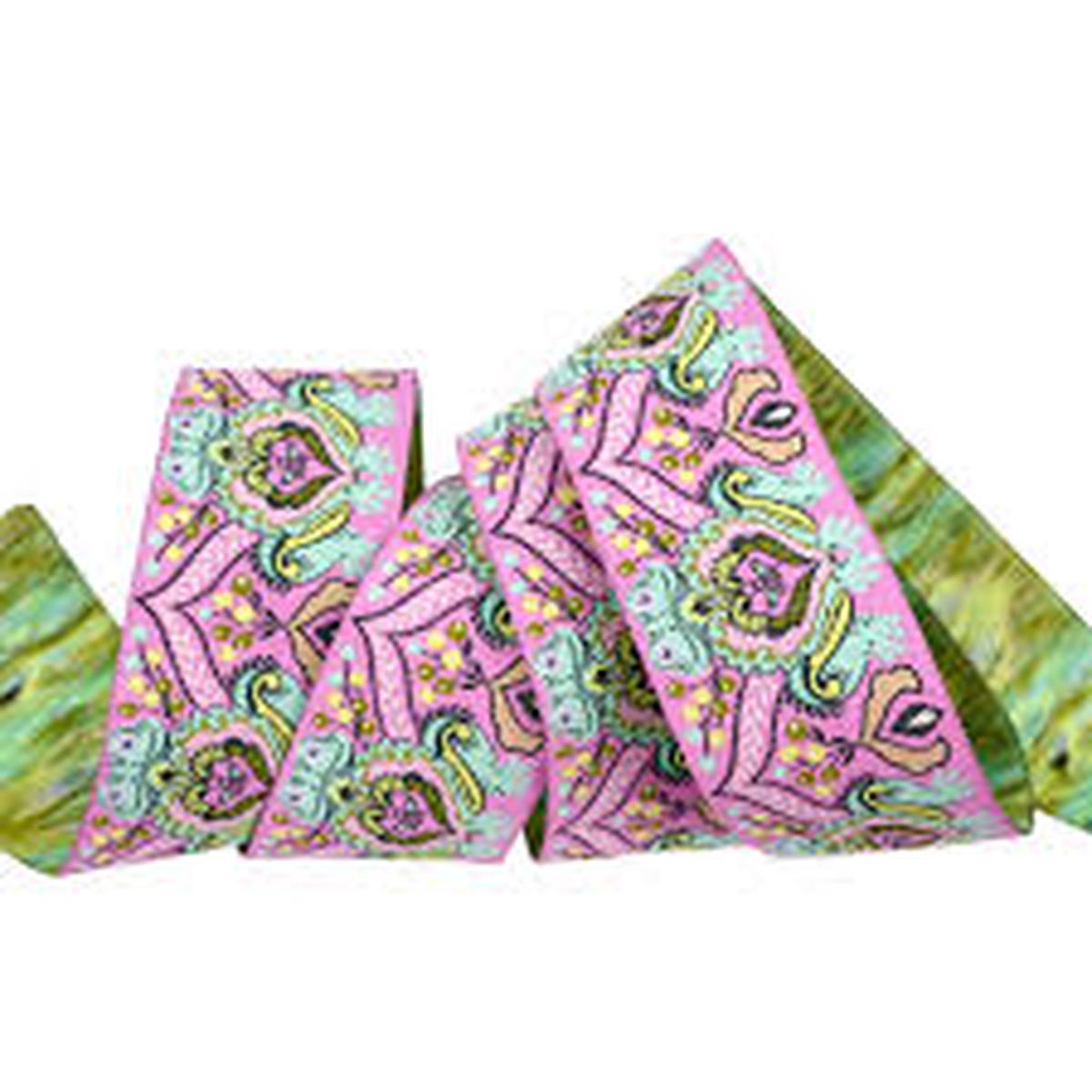 RENAISSANCE RIBBONS - TULA PINK - Prince Charming Deja Vu - Frog Prince in Gumball 1-1/2