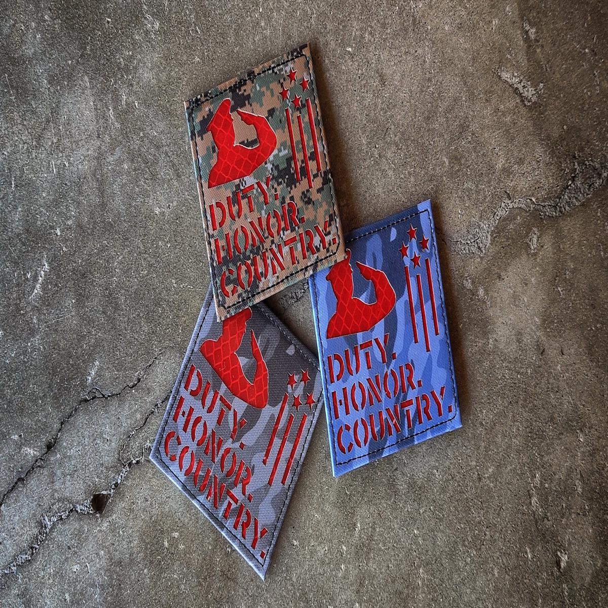 Duty Honor Country Laser Cut 2.5