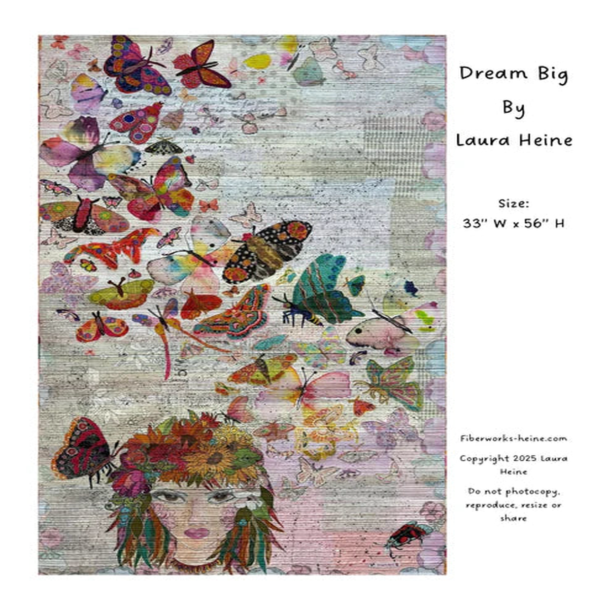 LAURA HEINE - Dream Big Collage Pattern