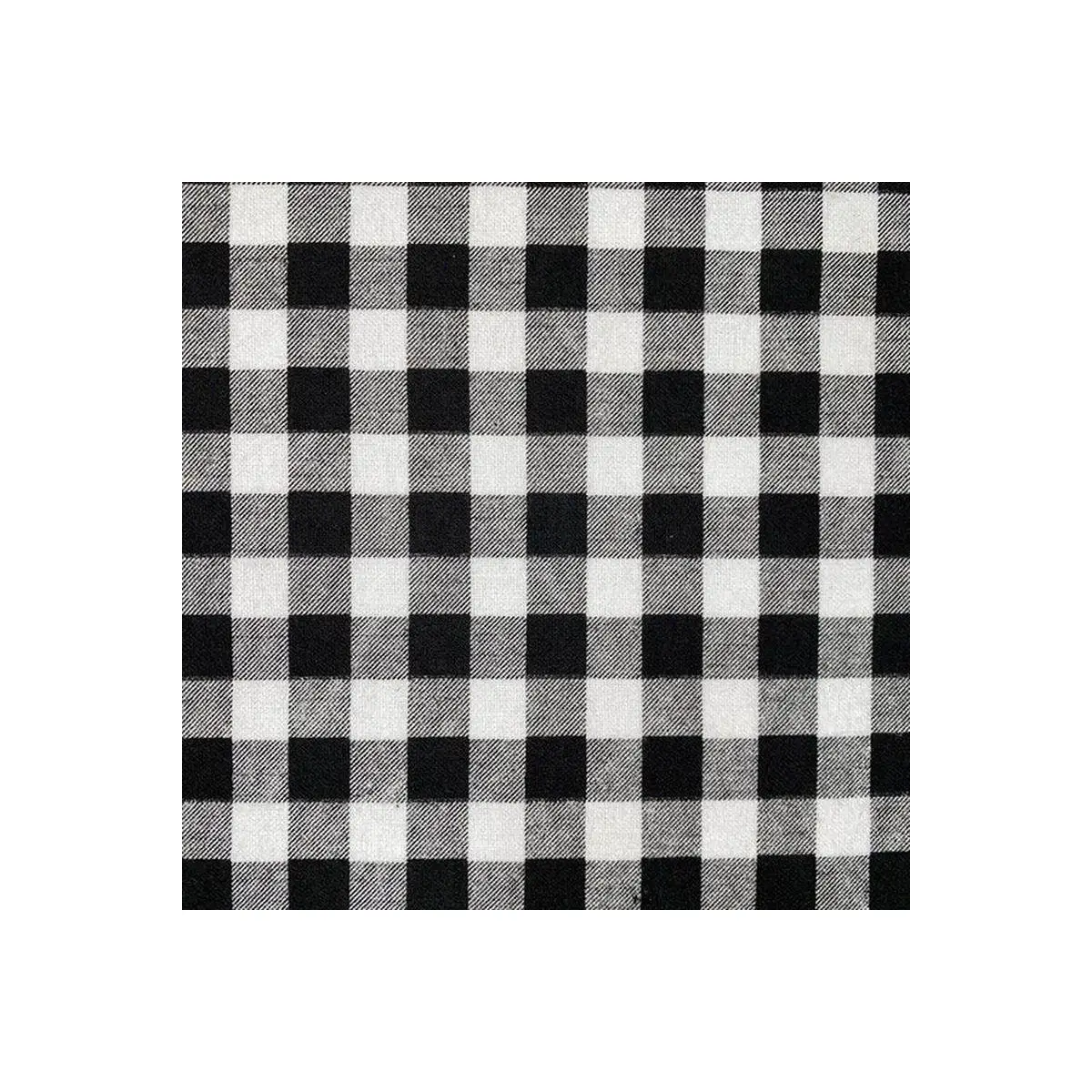 Henry Glass & Co. Fabrics, Buffalo Check Collection - Black/White* (Sold By 1/2 Meter)