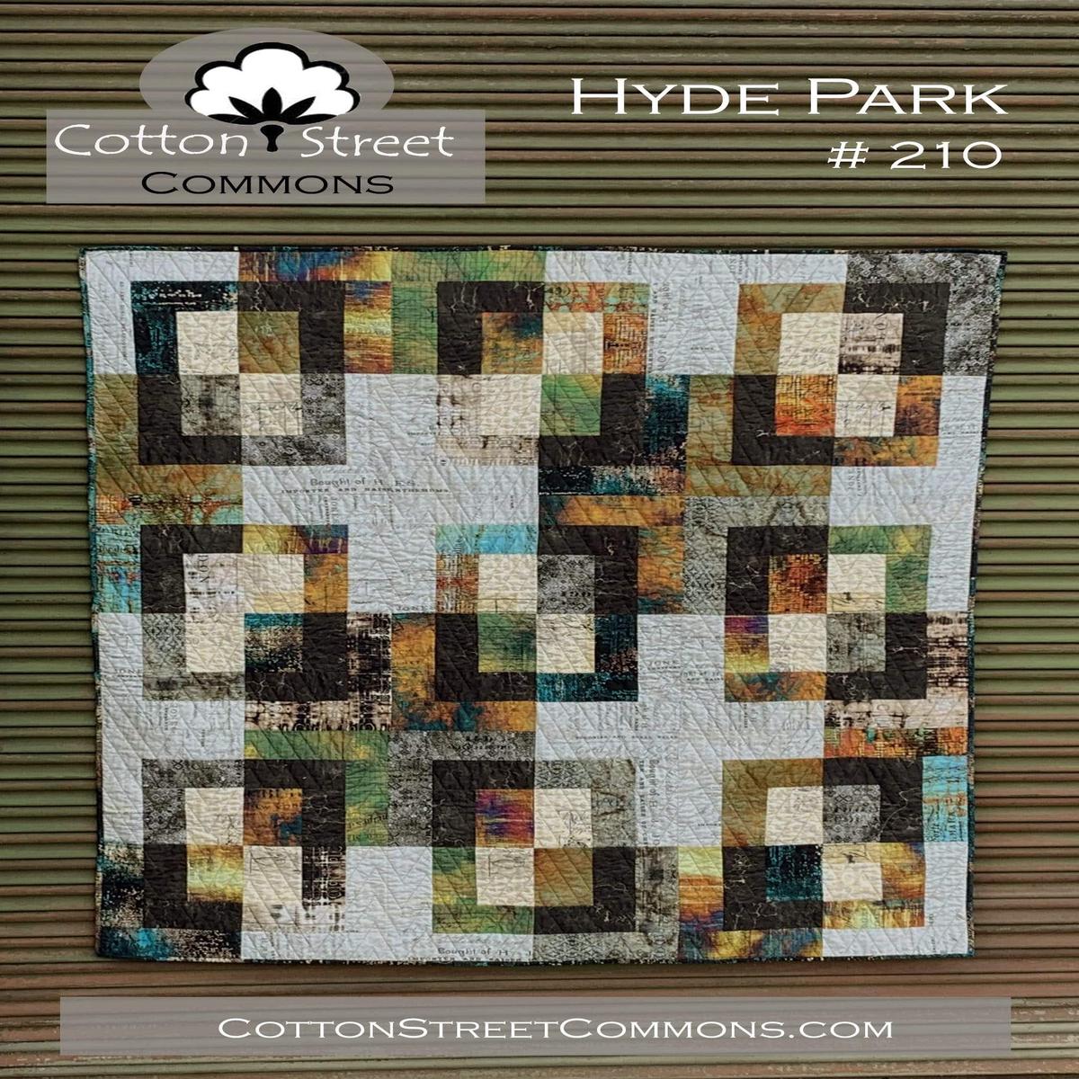 COTTON STREET COMMONS - Hyde Park Quilt Pattern (digital download)