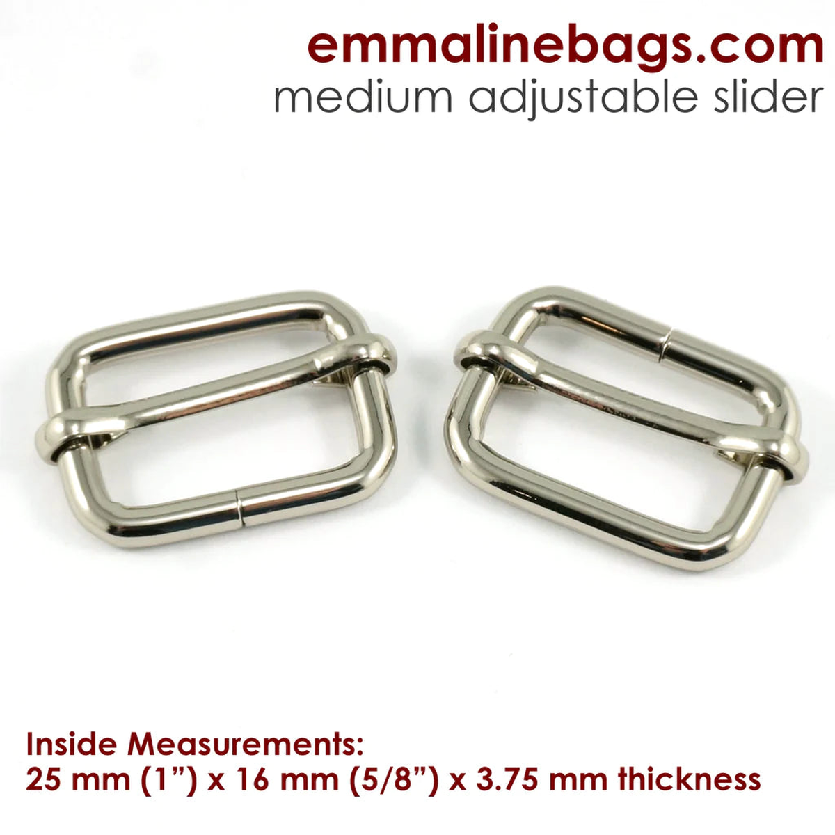 EMMALINE BAGS - Adjustable Sliders (2 Pack)