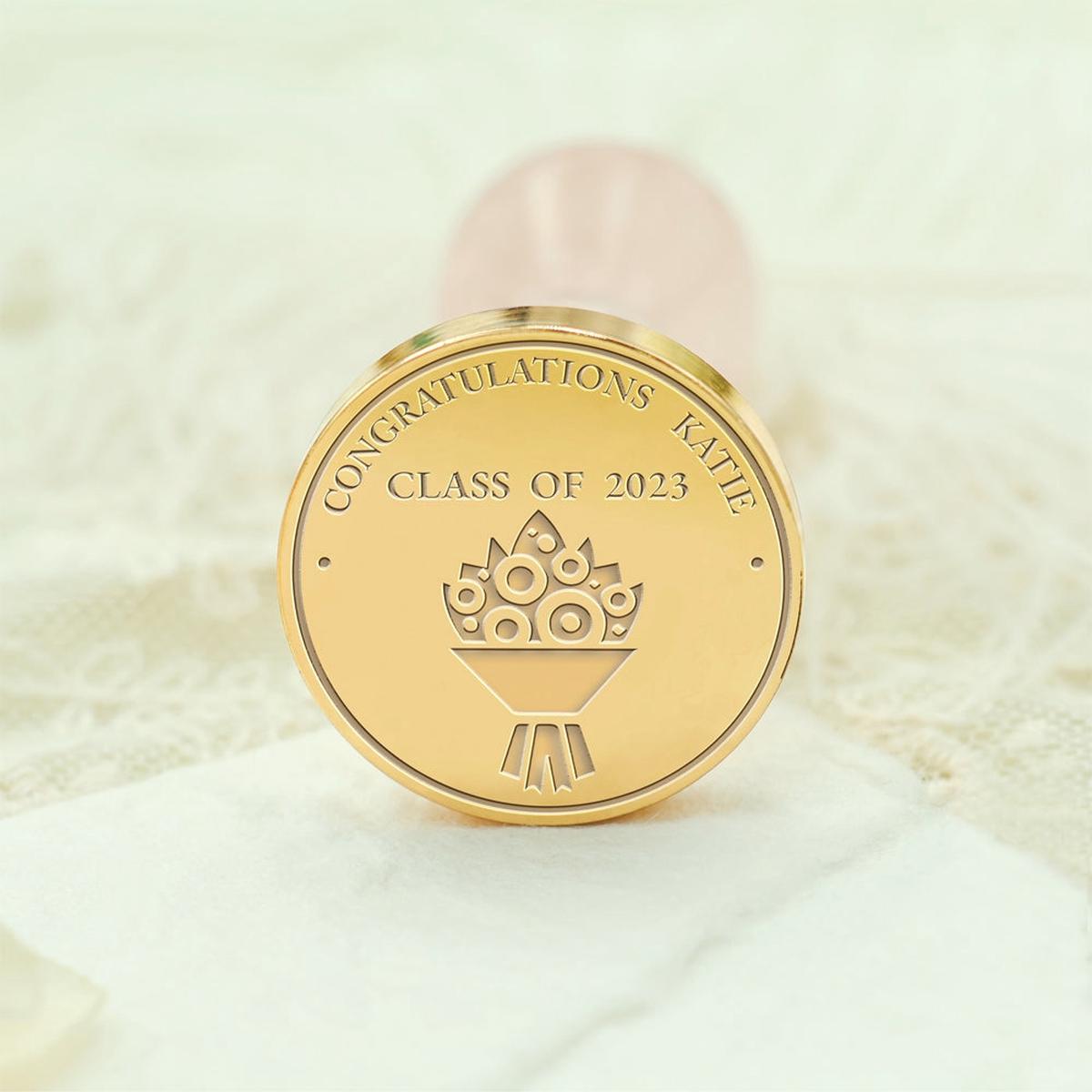 Happy Graduation Custom Wax Seal Stamp - Style 8