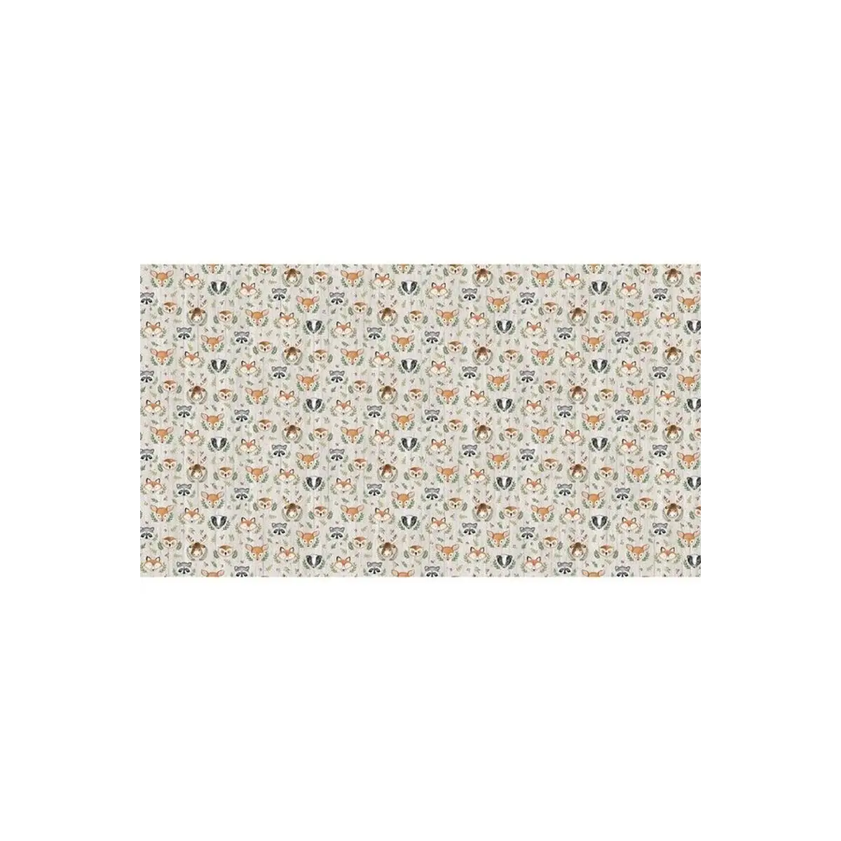 Northcott Fabrics, Woodland Adventures Animal Heads - 25266 (Sold By 1/2 Meter)