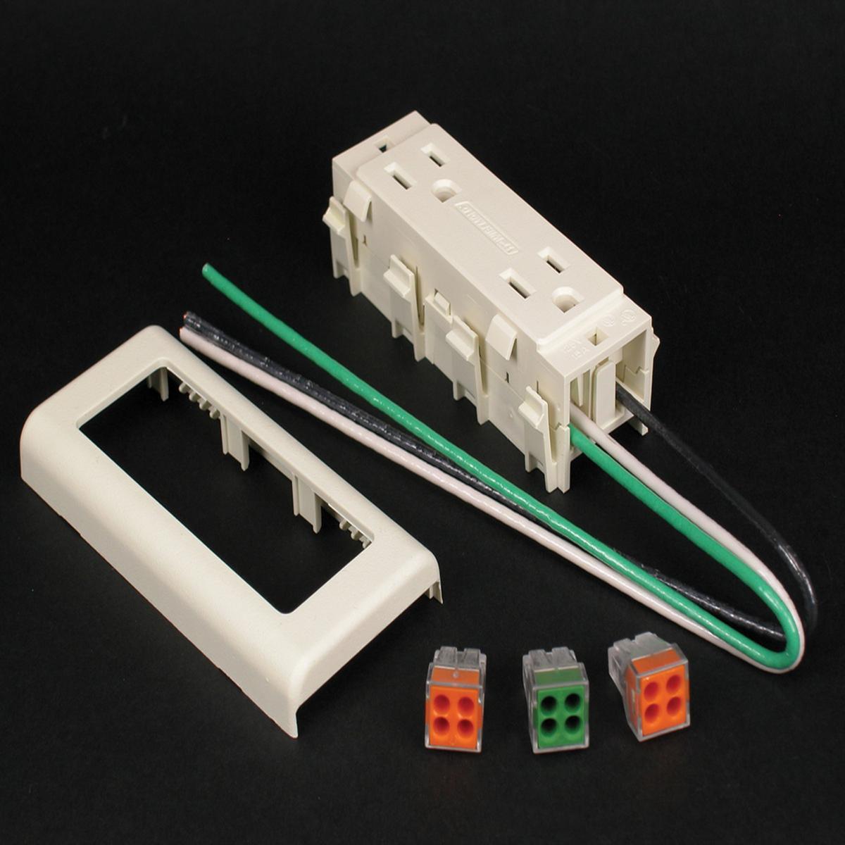 2400 15A Duplex Receptacle Fitting