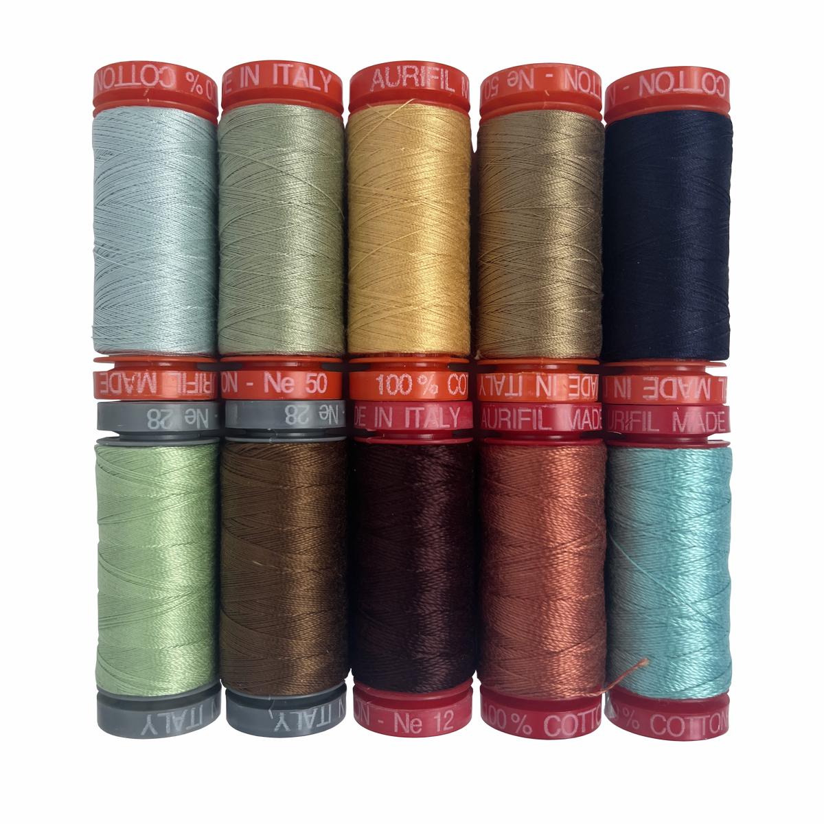 AURIFIL - On Your Mark by Seth Apter, 50WT, 28 WT, 12 WT