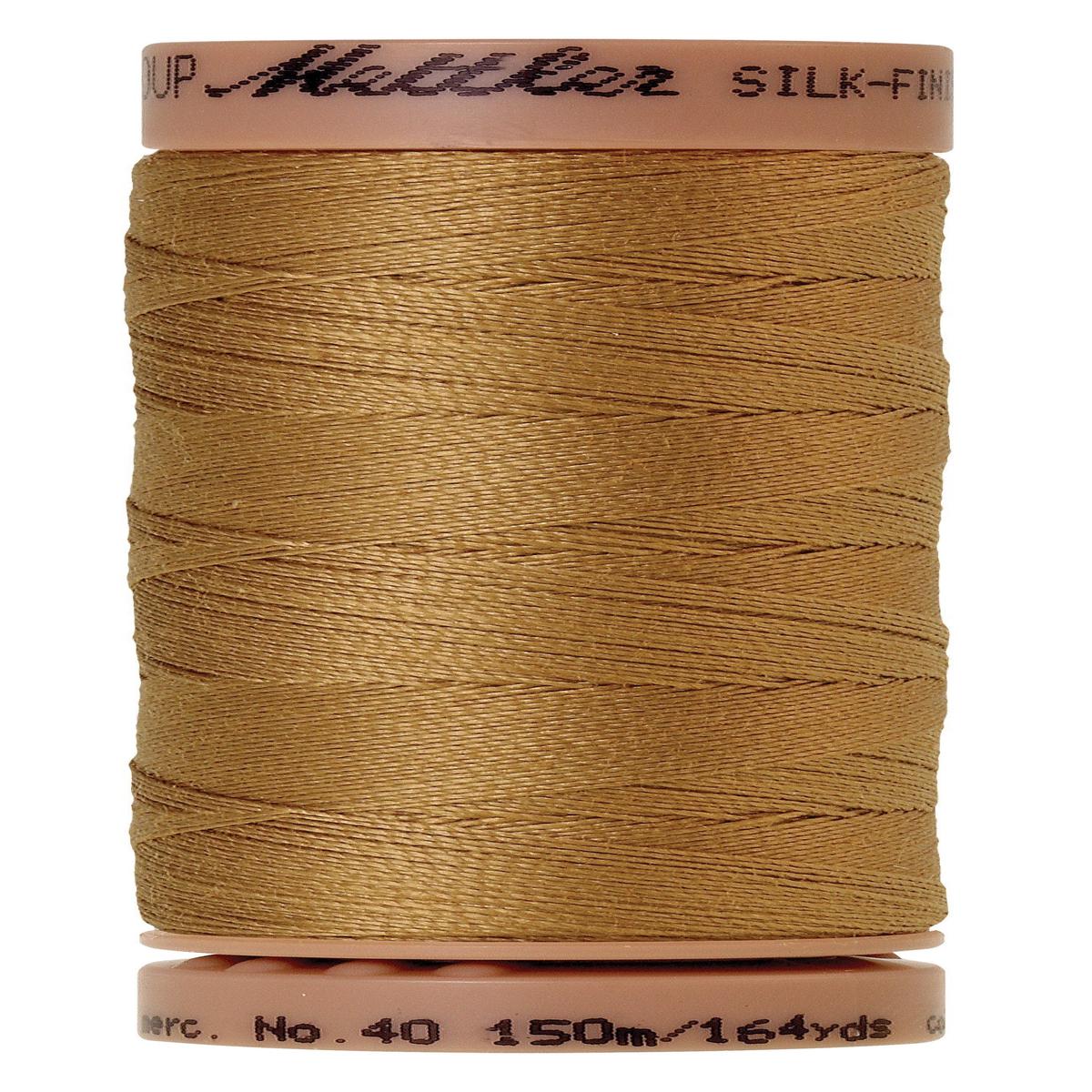 Mettler Silk-Finish 40wt Solid Cotton Thread 150M Sisal