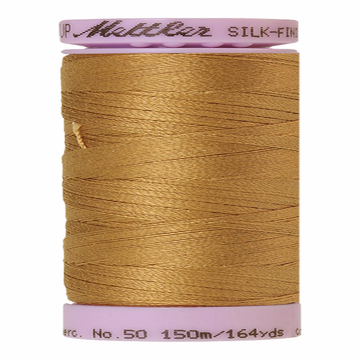 Mettler Silk-finish 50wt Solid Cotton Thread 164yd/150m Sisal