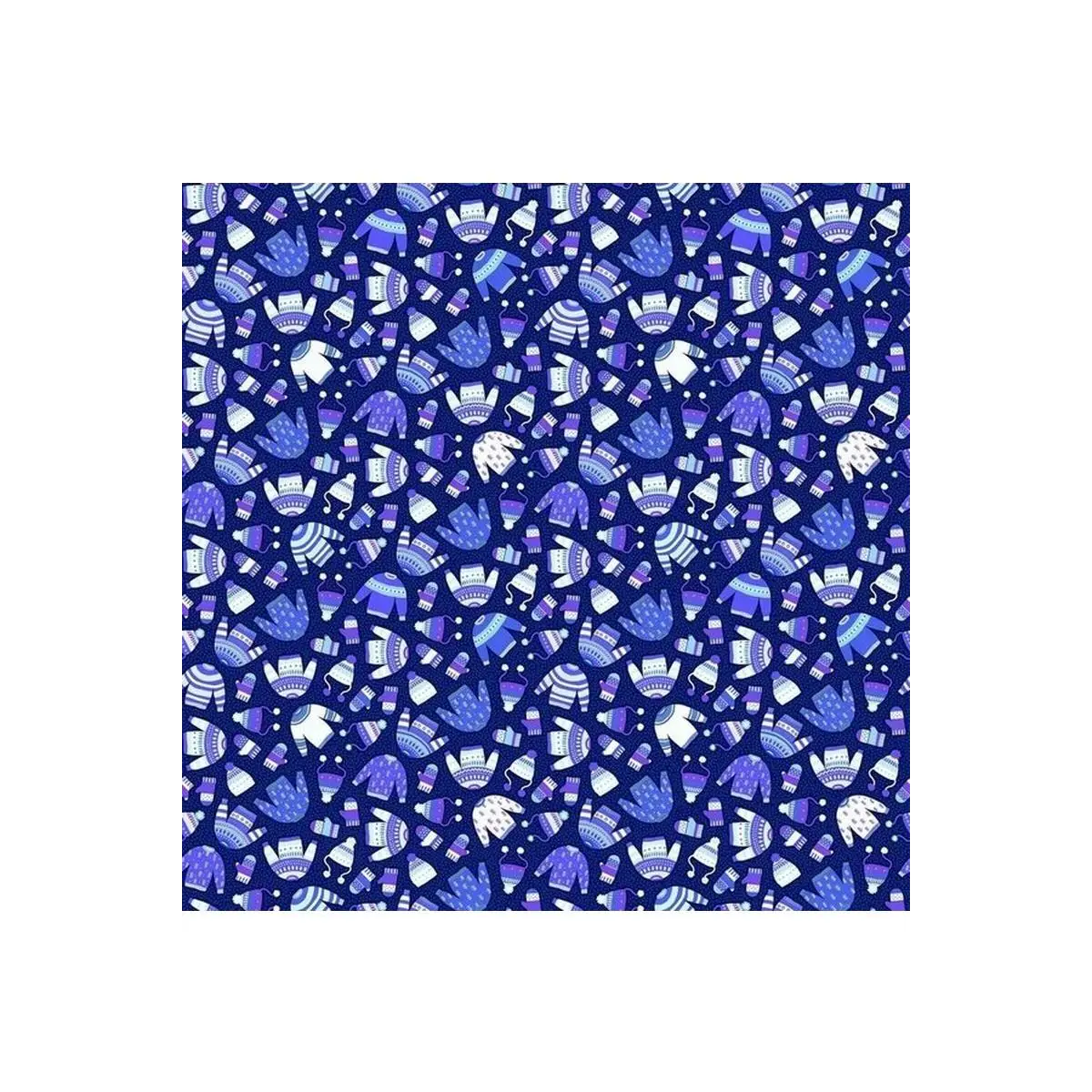 Patrick Lose Designs, First Snow Winter Wear Wintery - 10187-48 (Sold By 1/2 Meter)