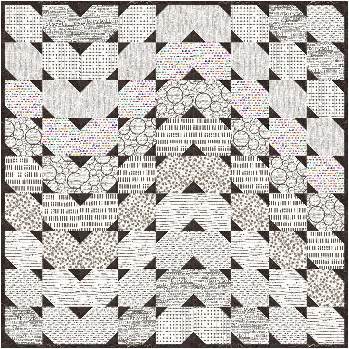 Colourwerx - SETH APTER - Stamped - Colour Wave Quilt Kit