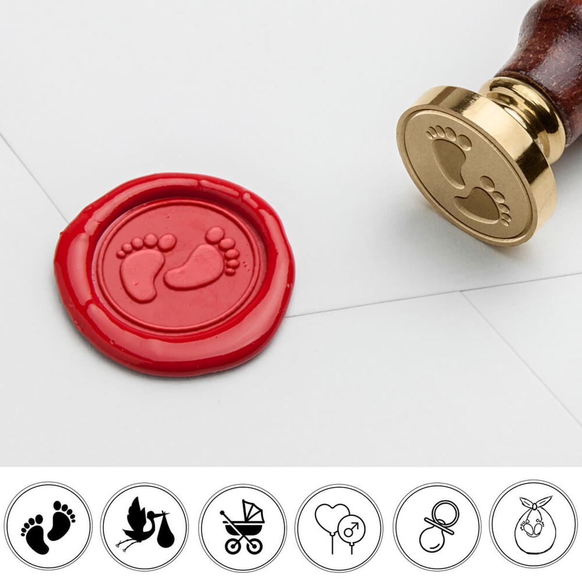 Customizable Baby Shower Wax Seal Stamp