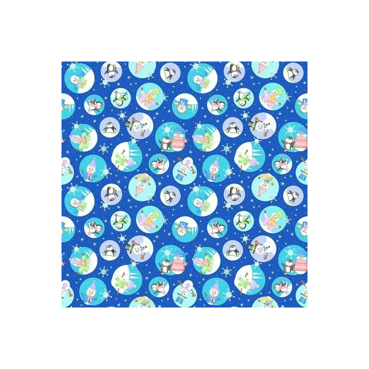 Patrick Lose Designs, Feelin' Frosty Collection - Party at Pole (Sold By 1/2 Meter)