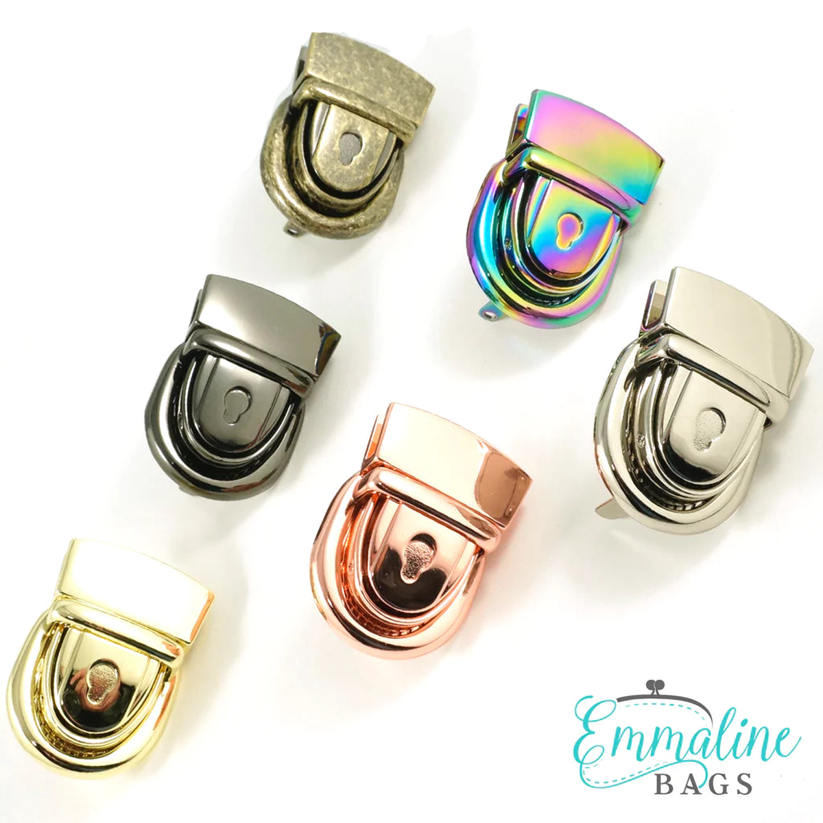 EMMALINE BAGS - 1-1/8 WIDE PRESS LOCK