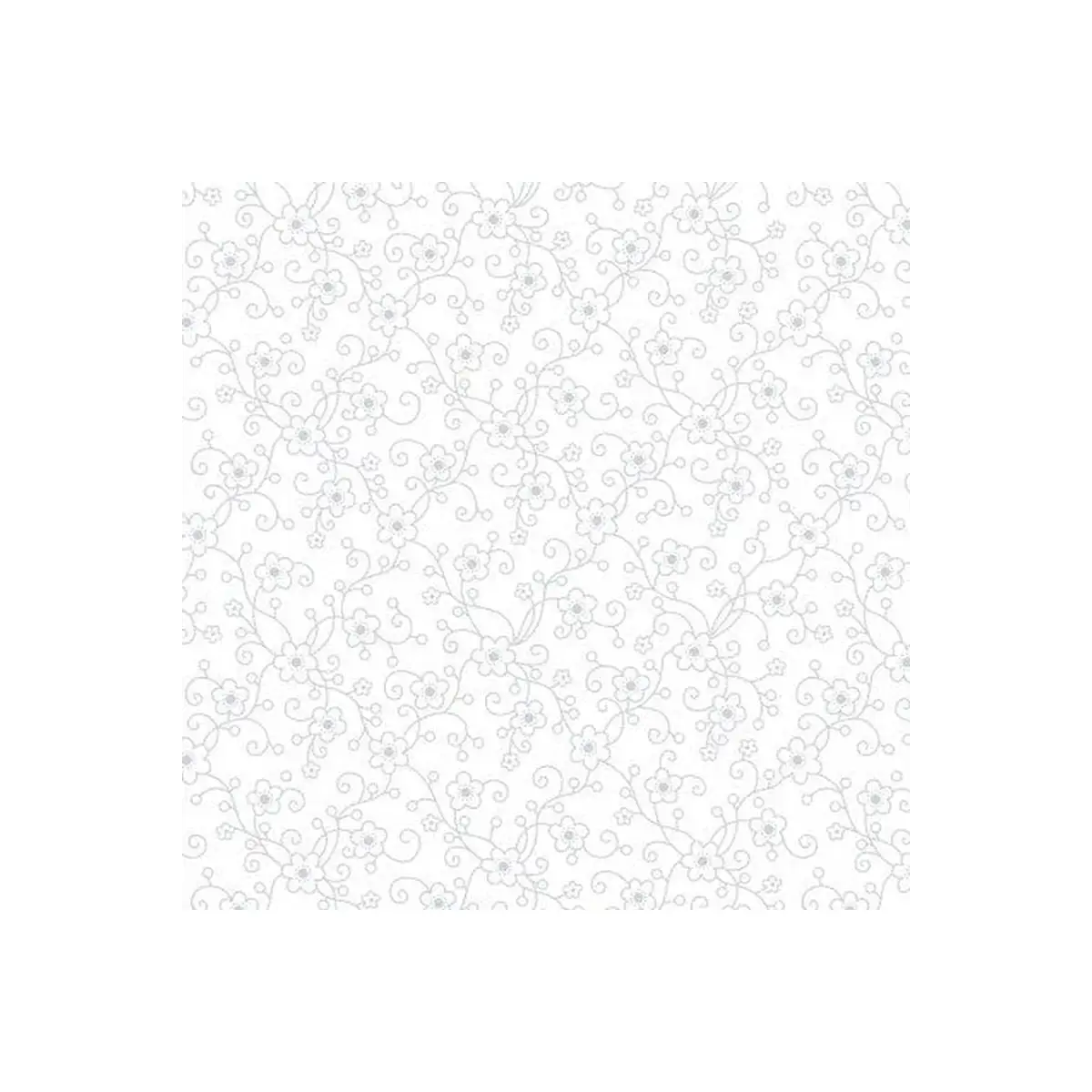 Henry Glass & Co. Fabrics, Quilter's Flour II Collection - Floral - 9420-01W (Sold By 1/2 Meter)