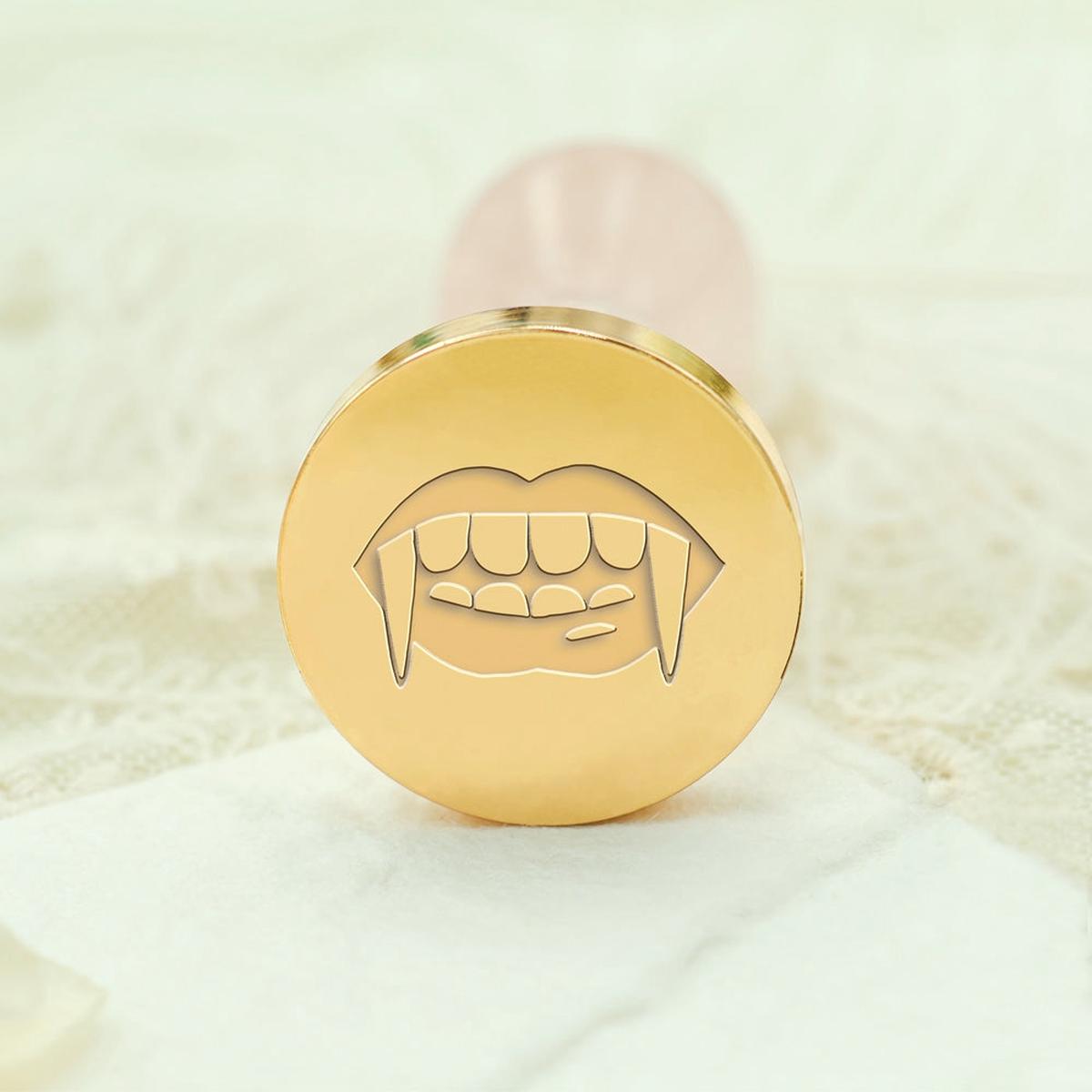 Zombie Mouth Halloween Wax Seal Stamp