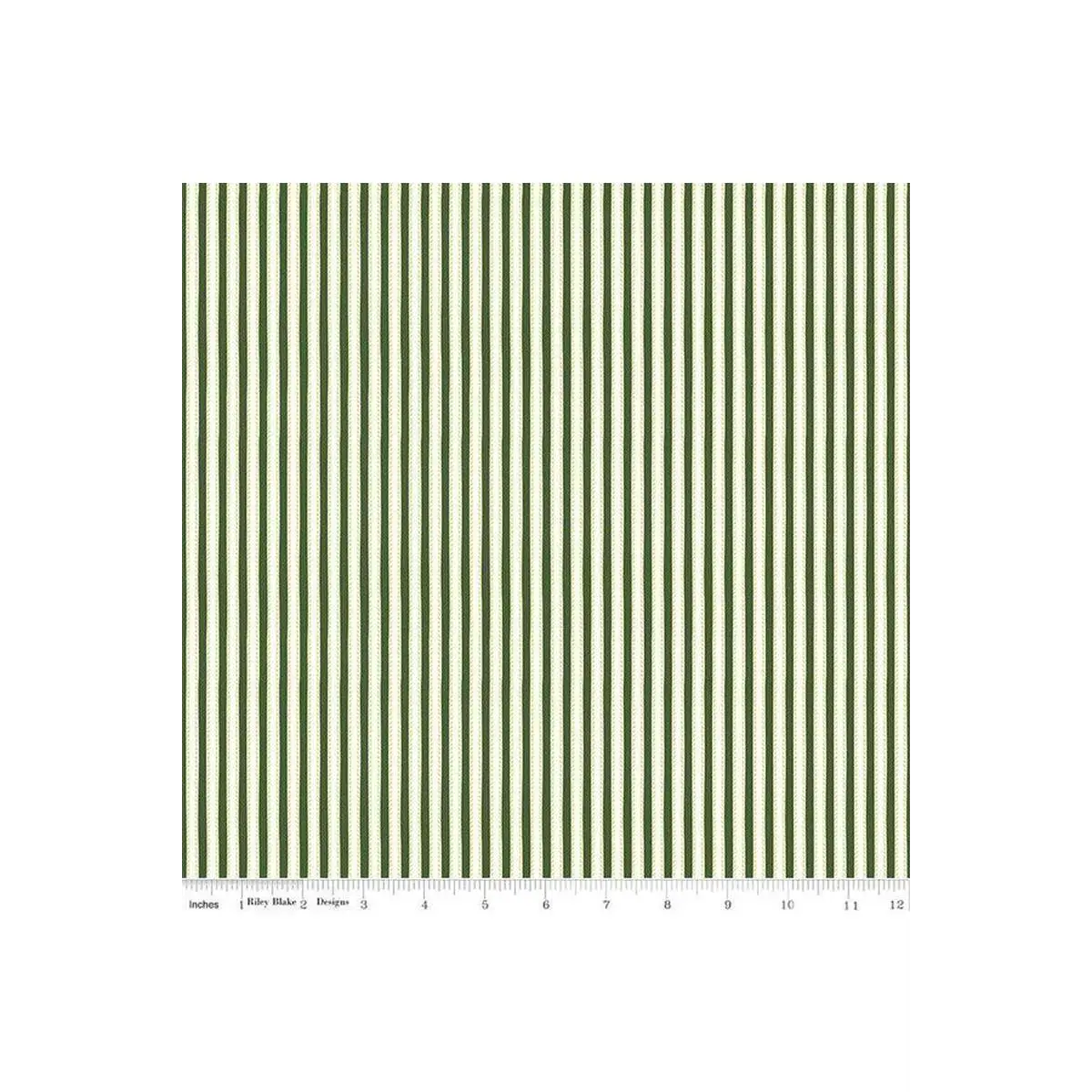 Riley Blake Designs, Kindred Spirits Collection - Ticking Dark Green-* (Sold By 1/2 Meter)