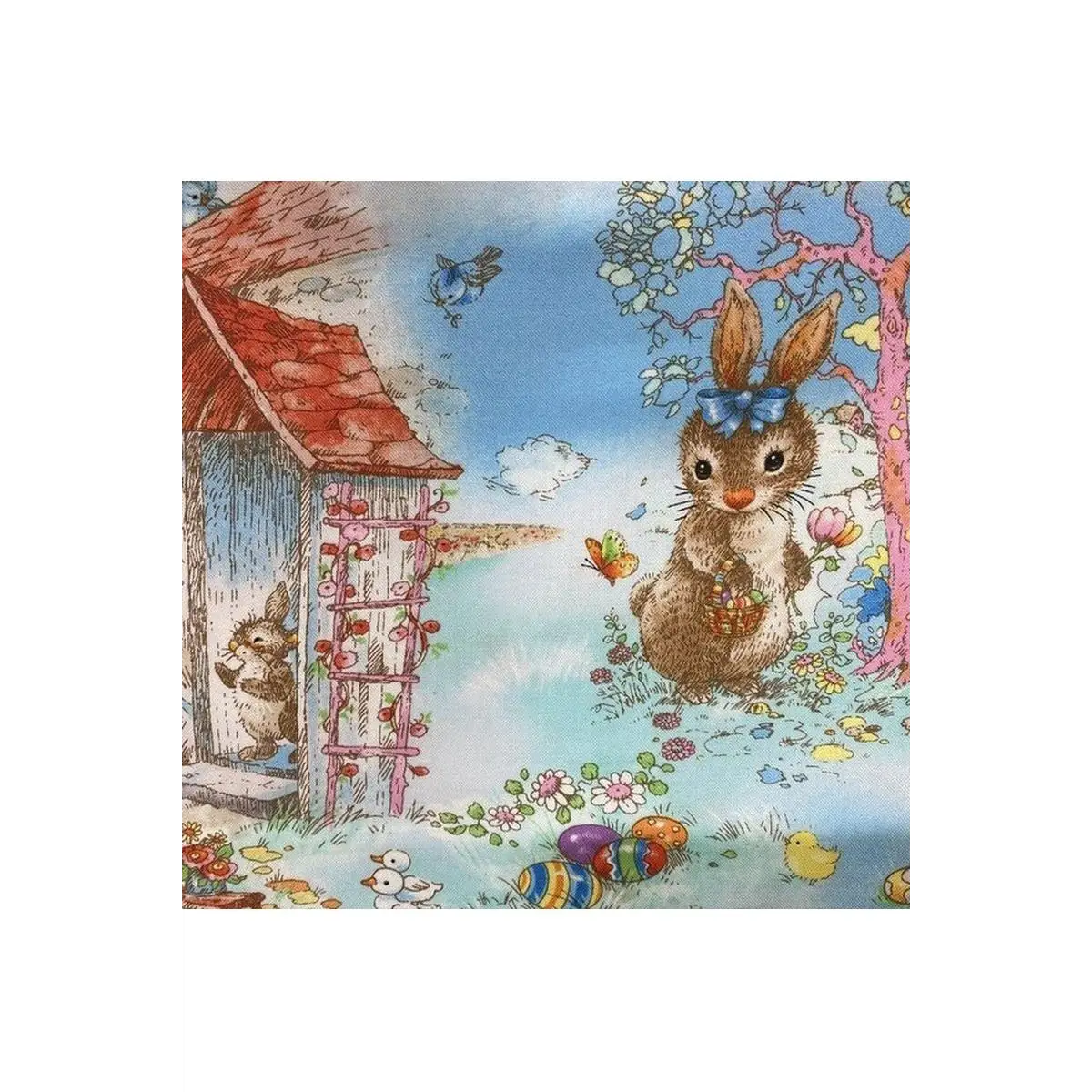 Henry Glass & Co. Fabrics, Bunny Tails 9766-11* (Sold By 1/2 Meter)