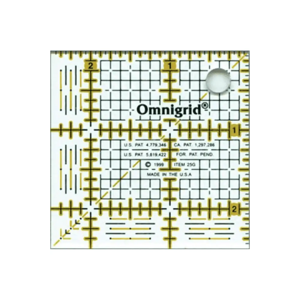 Omnigrid Square Ruler - 2.5