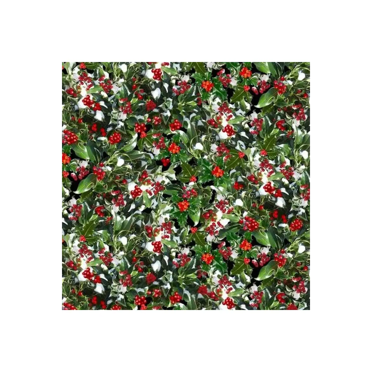 Timeless Treasures, Green Holly & Berries* (Sold By 1/2 Meter)