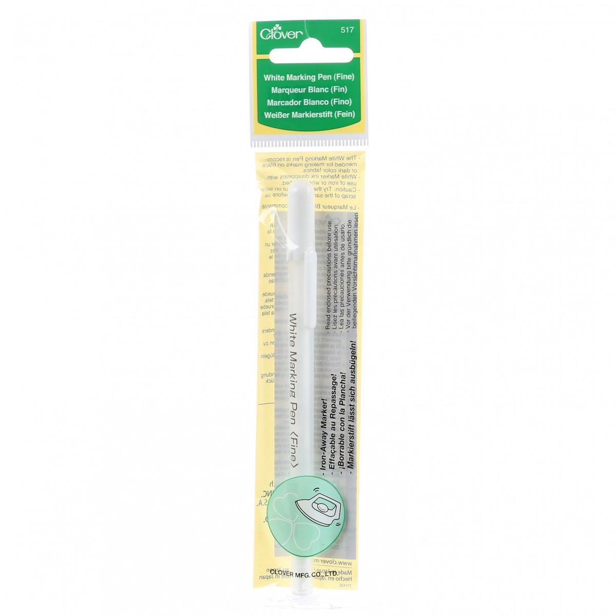 CLOVER - White Marking Pen-Fine