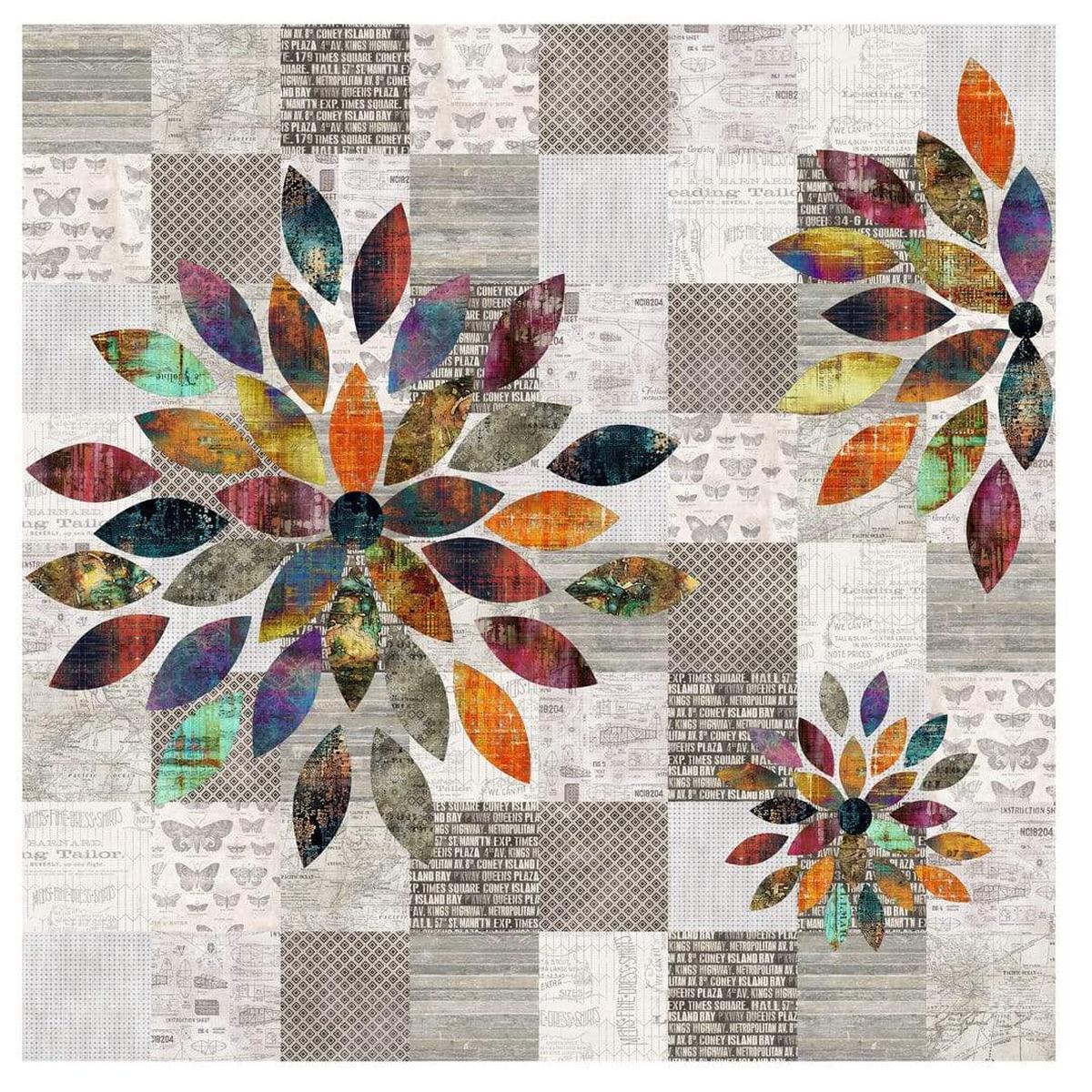 Tim Holtz - Scrap Petal Garden Quilt Kit